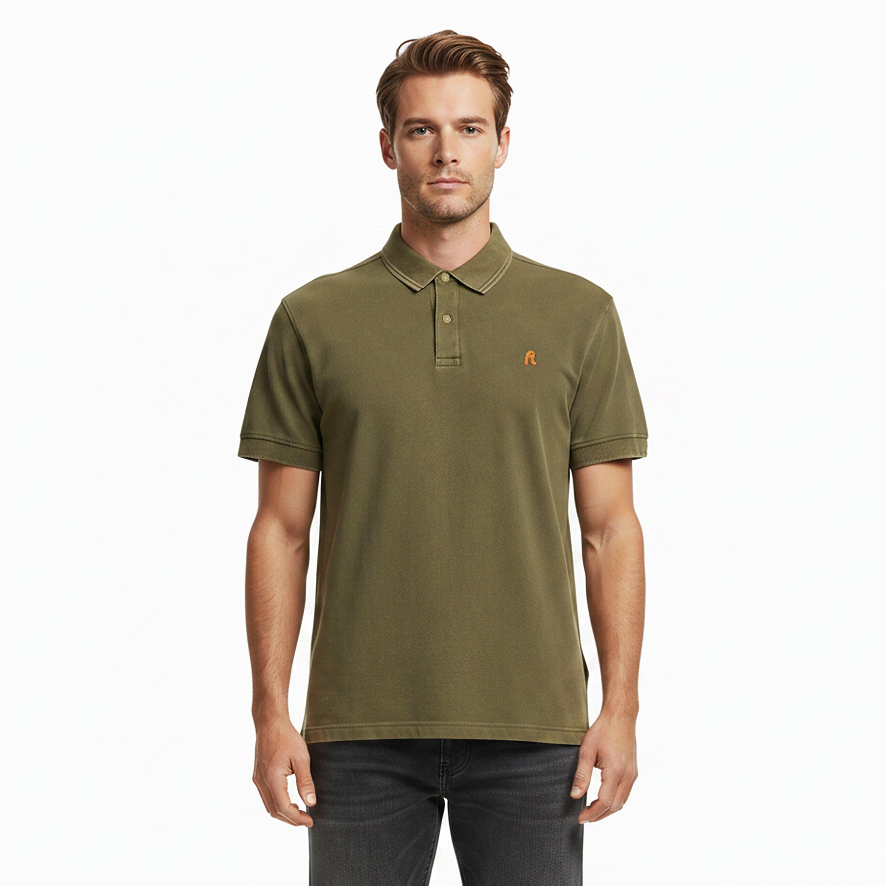 Green - Replay - Men's Short Sleeve Polo Shirt - 3