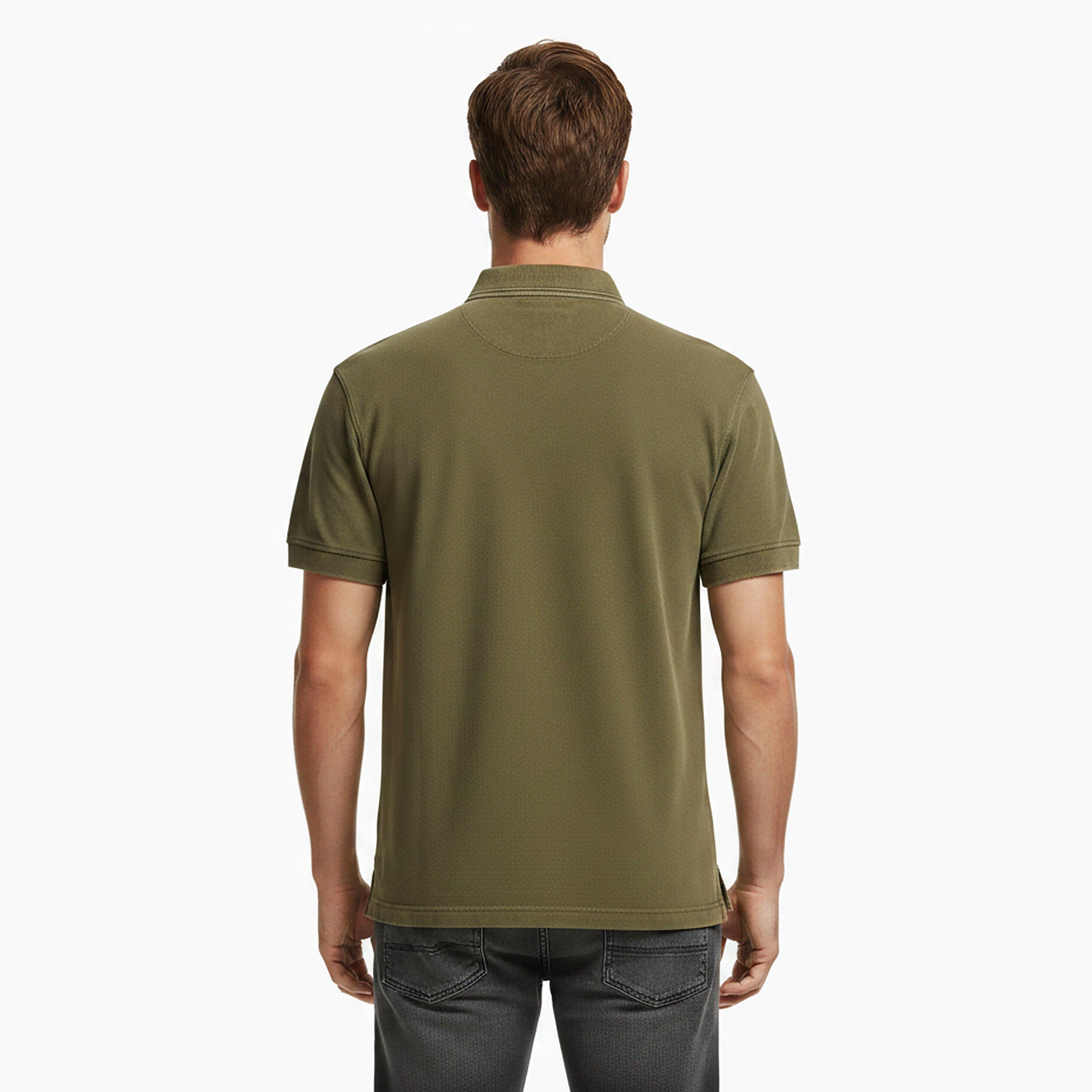 Green - Replay - Men's Short Sleeve Polo Shirt - 4