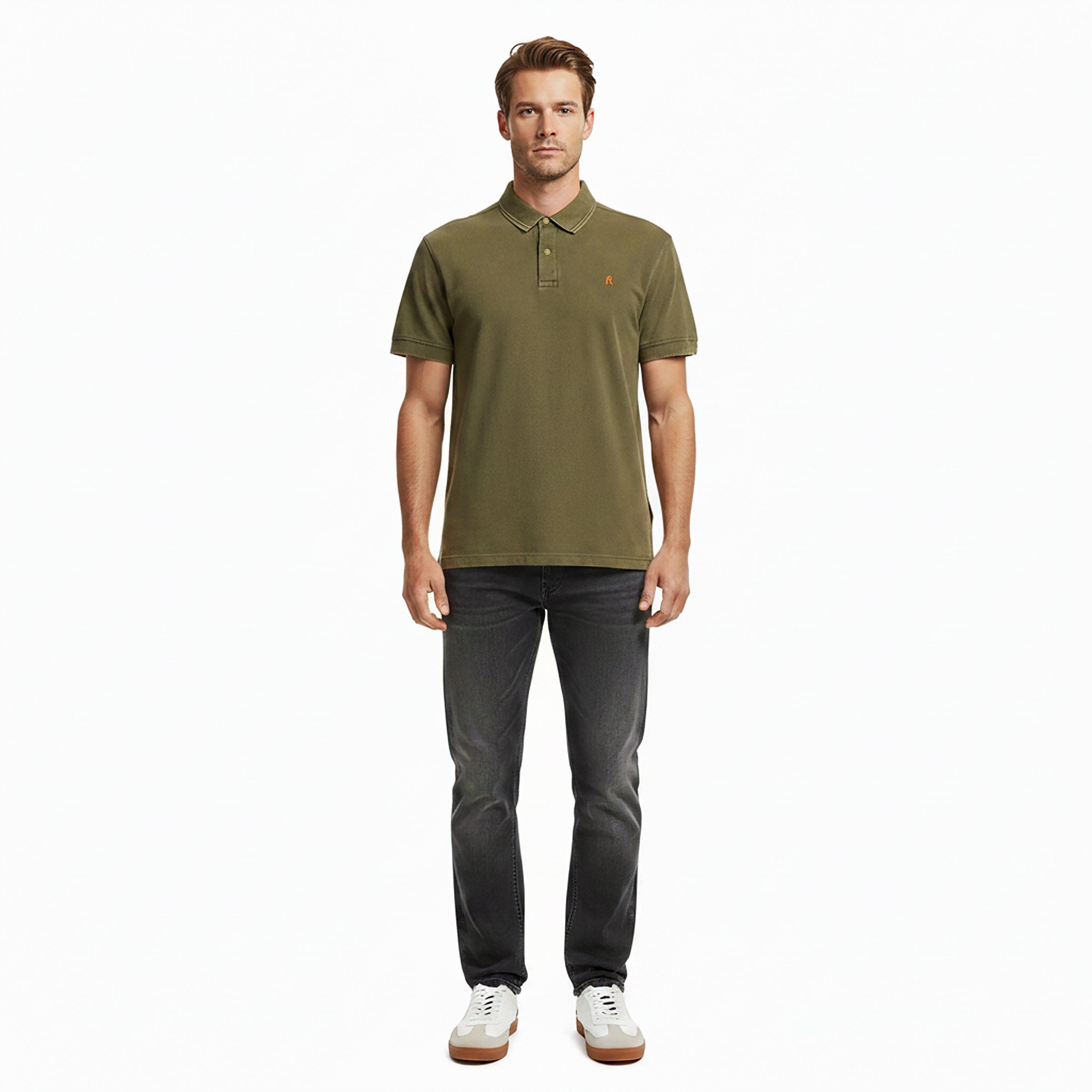 Green - Replay - Men's Short Sleeve Polo Shirt - 5