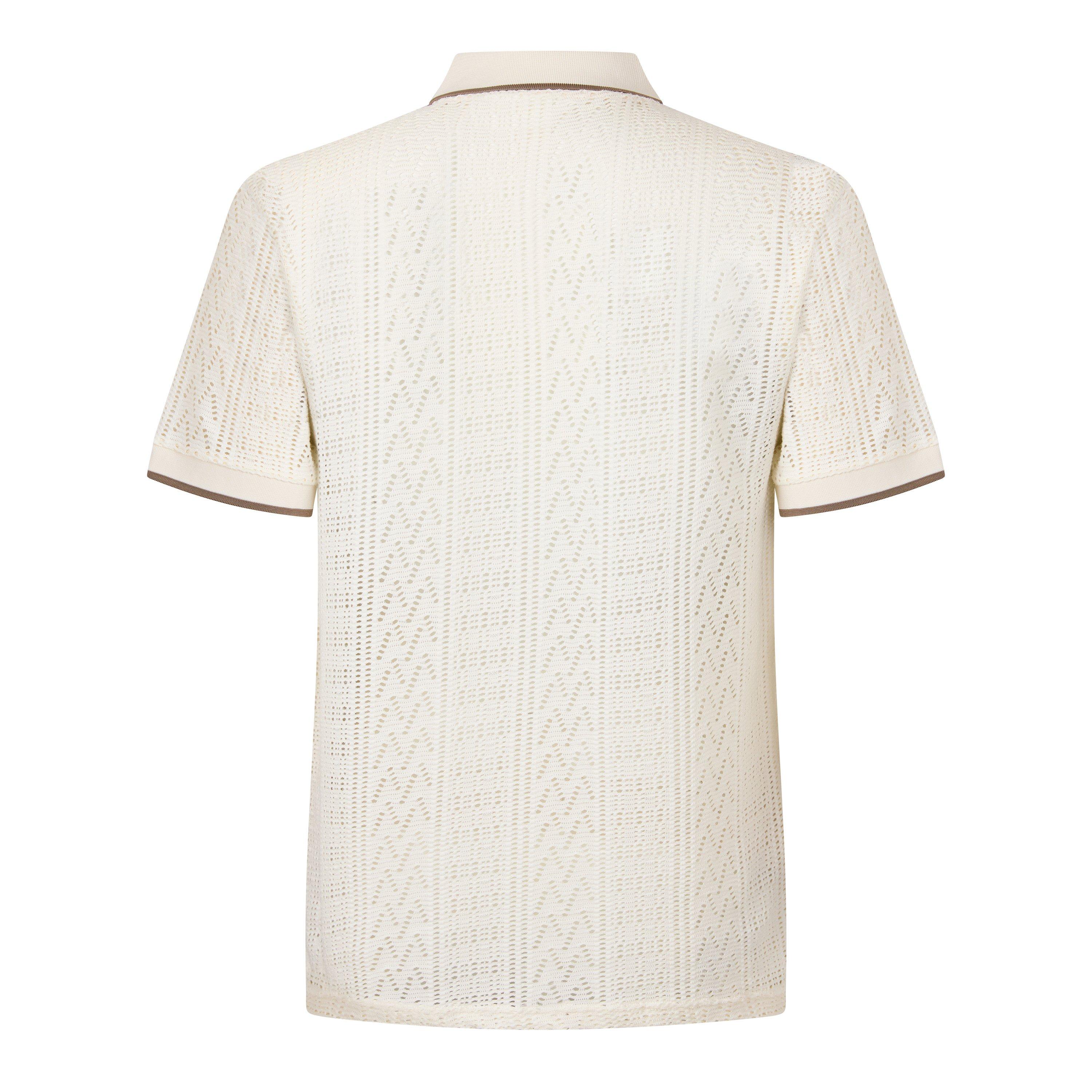 Cream - Twisted Tailor - TT Oscar Tipped Polo Sn72 - 2