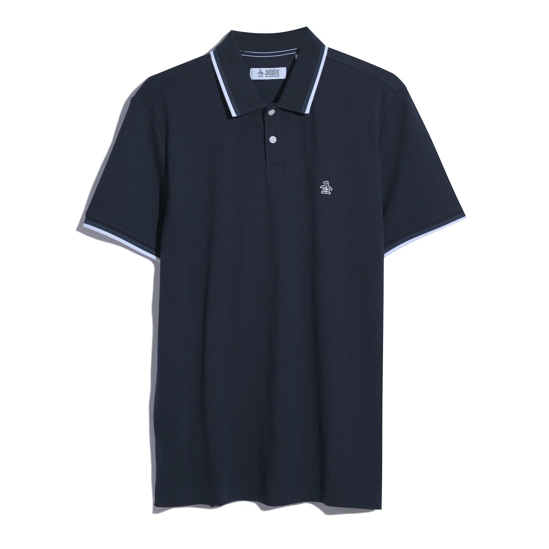 Original Penguin Men's Dark Sapphire Short Sleeve Polo Shirt - Small - Image 3