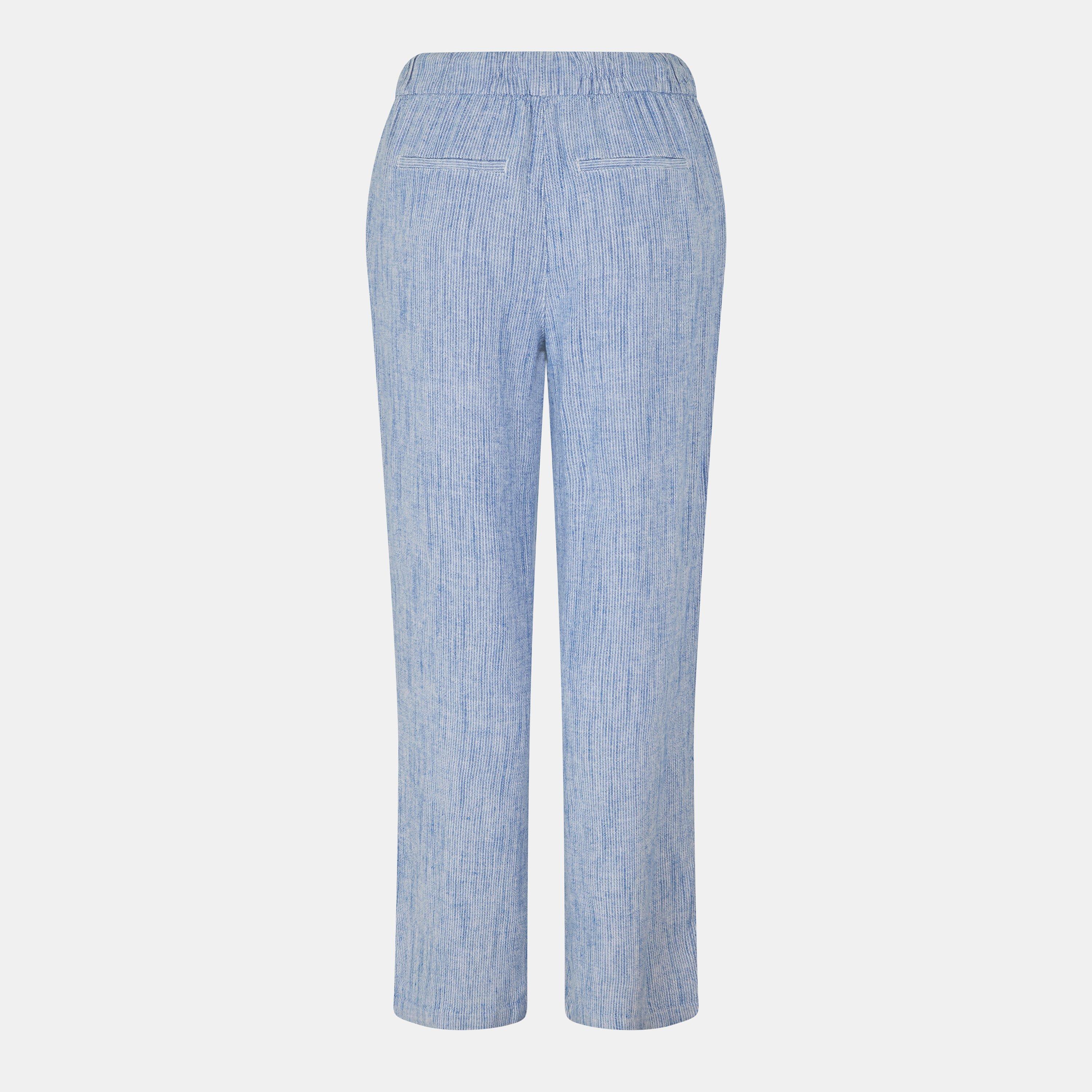 Med blå denim - Vero Moda - VM Line Linen Straight Leg Trouser - 2