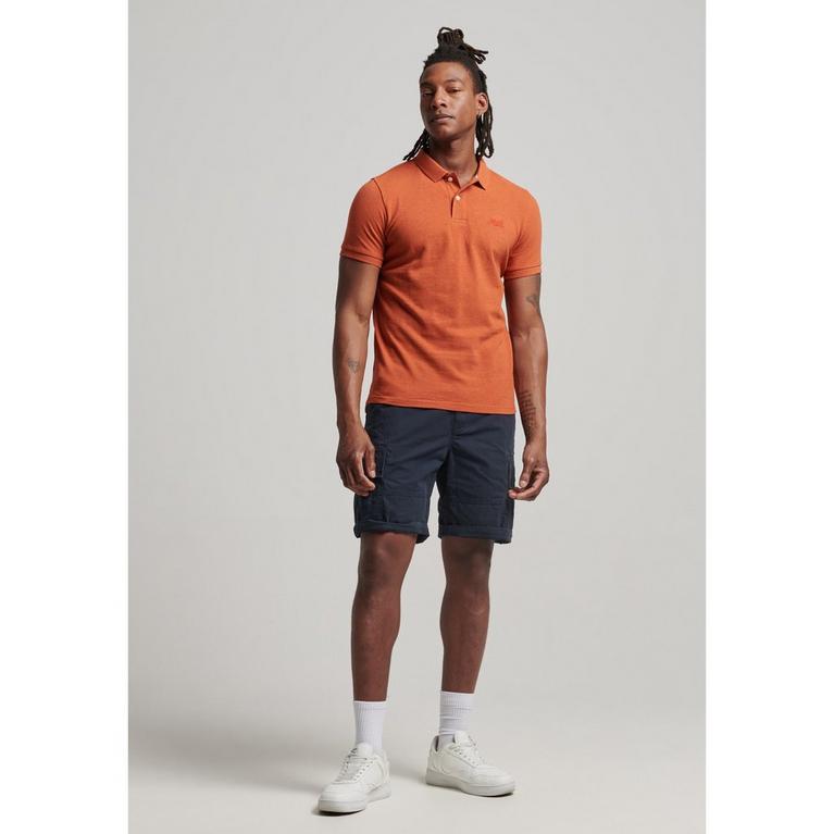 Orange 5EY - Superdry - Camisa Polo Calvin Klein Reta Lisa Azul-Marinho - 2
