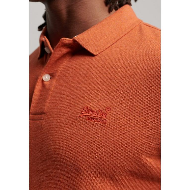 Orange 5EY - Superdry - Camisa Polo Calvin Klein Reta Lisa Azul-Marinho - 4