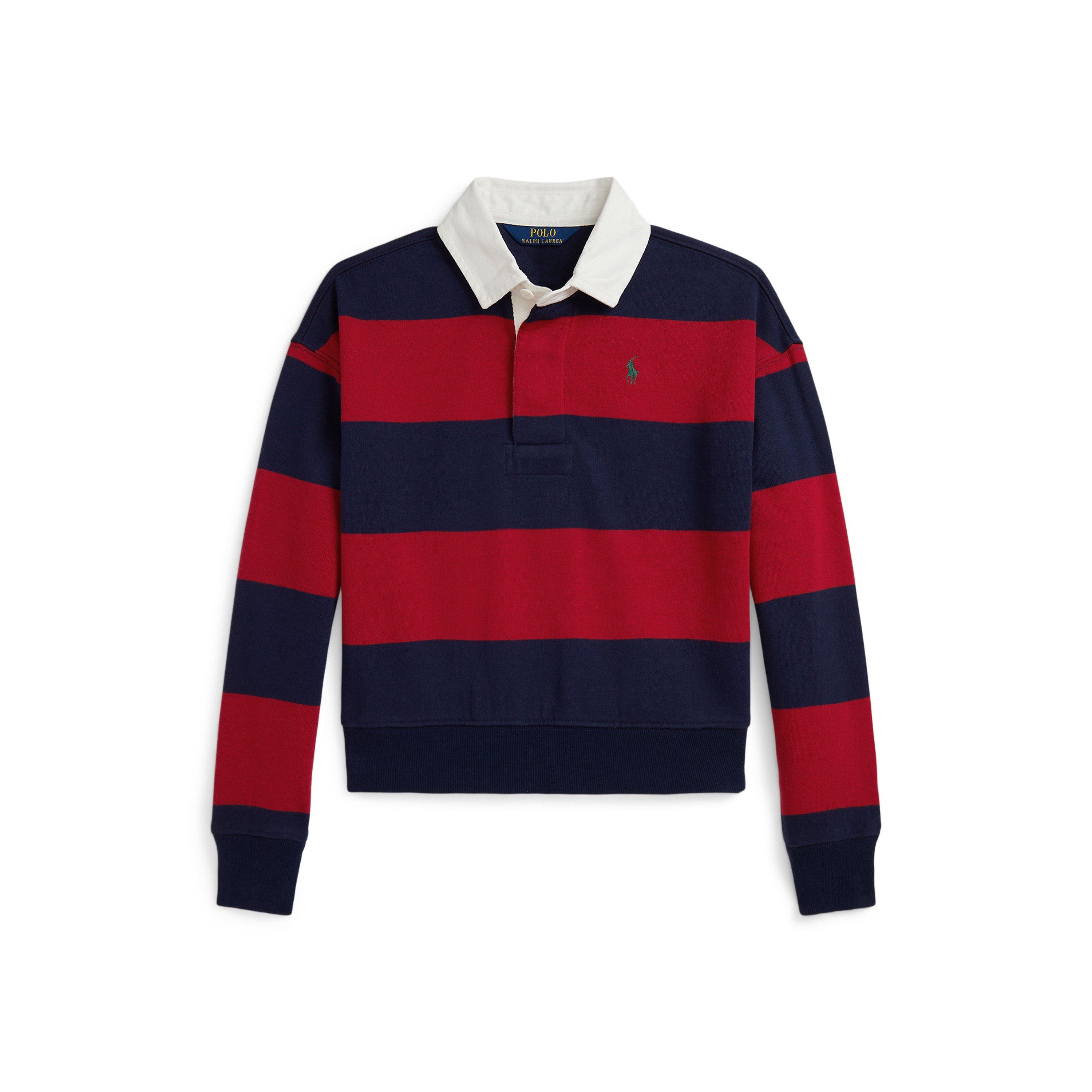Polo Ralph Lauren  Red/Navy Kids' Rugby Shirt - 7Y/S