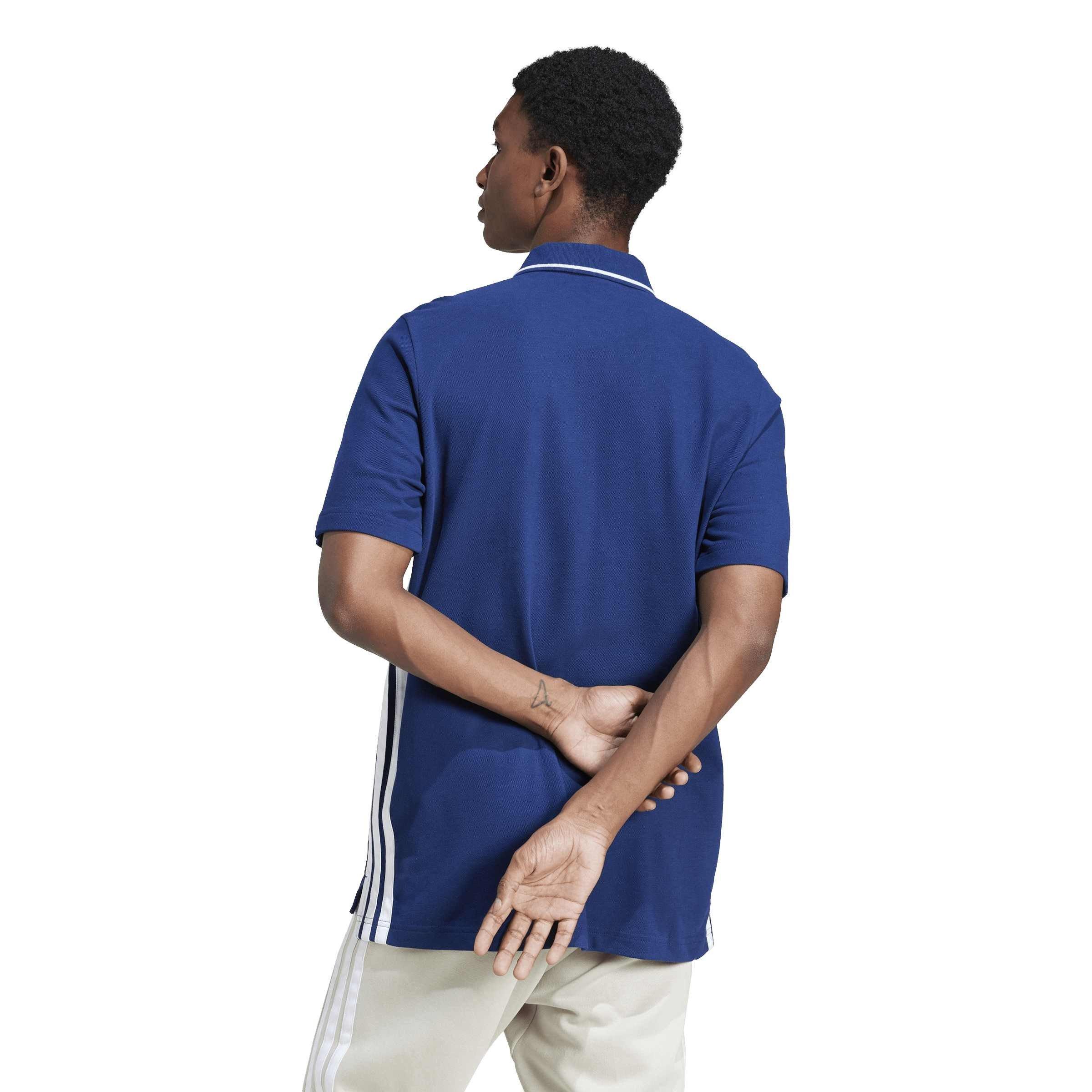 Dunkelblau/Weiß - adidas - Men's Short-Sleeve Polo Shirt - 3