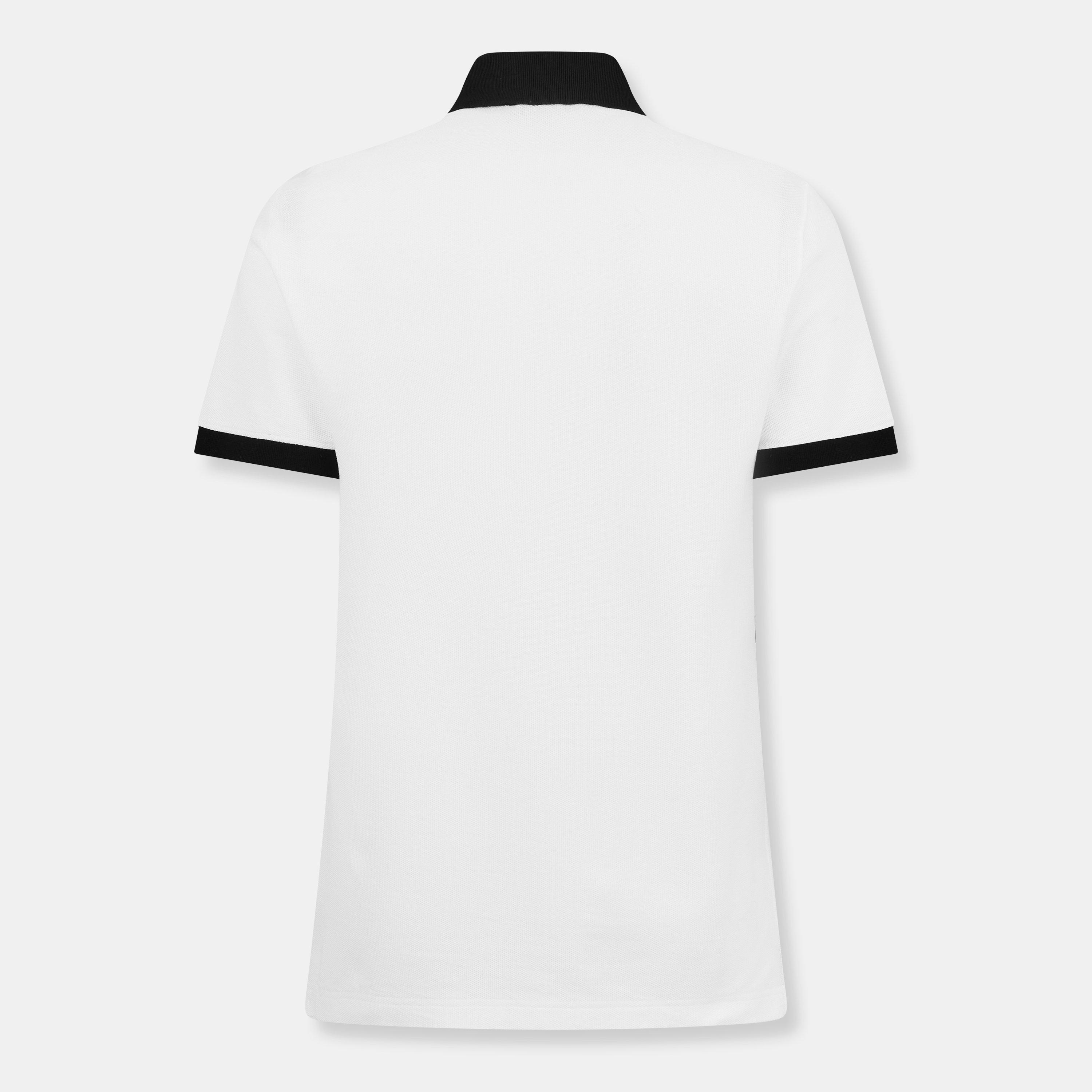 W0800 Bianco - Dolce and Gabbana - Men's Short-Sleeve Polo - 2