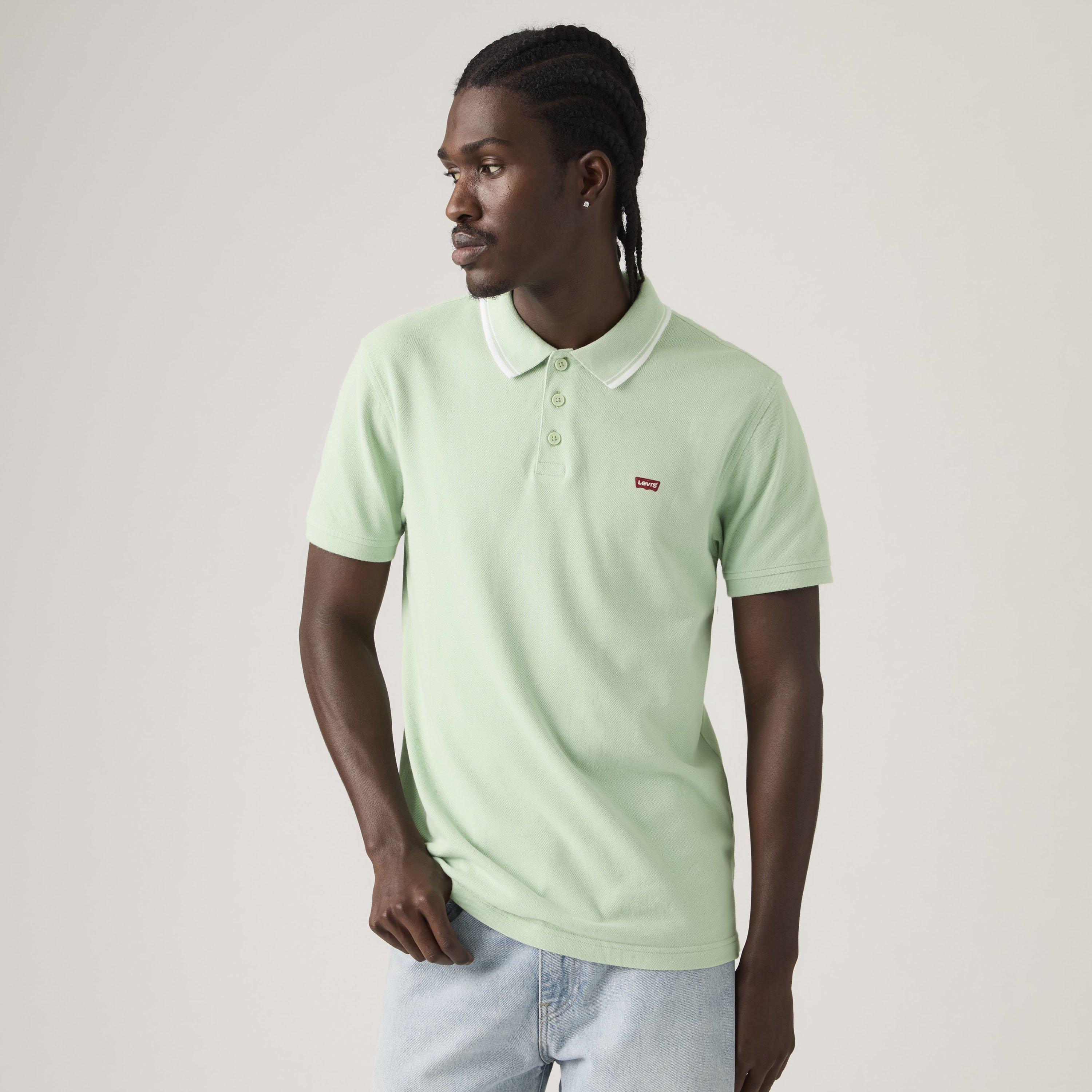 CAMEO GREEN - Levis - Levis Housemark Polo Shirt - 3