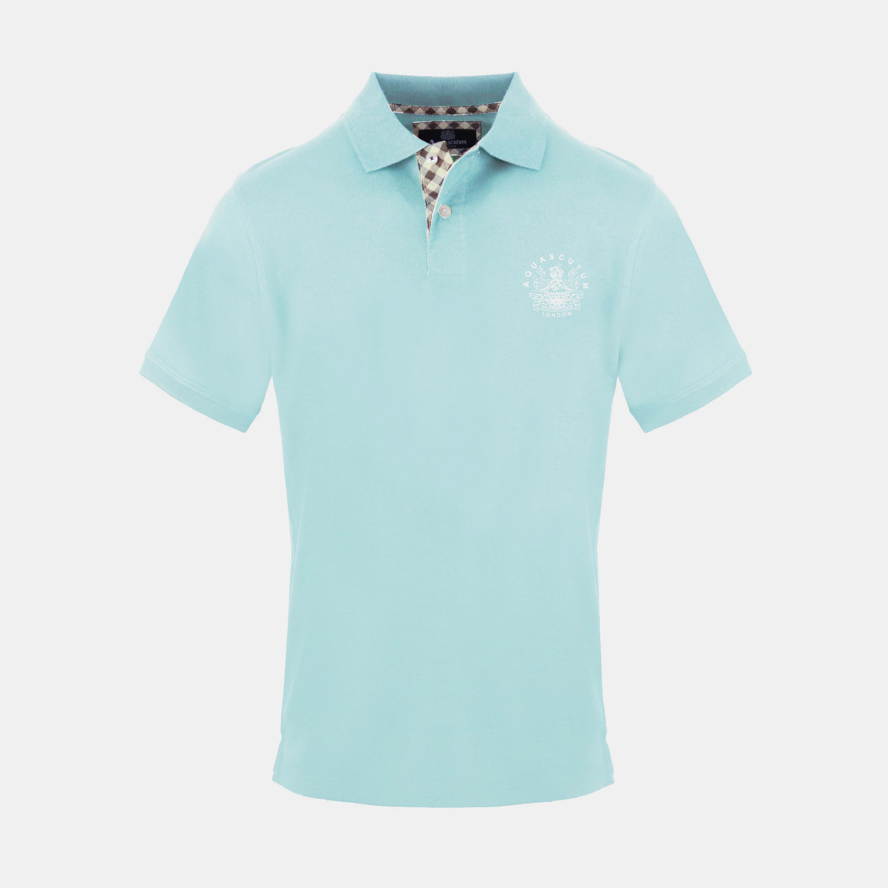 Aquascutum Men's Polo - Skyblue - 2X Large