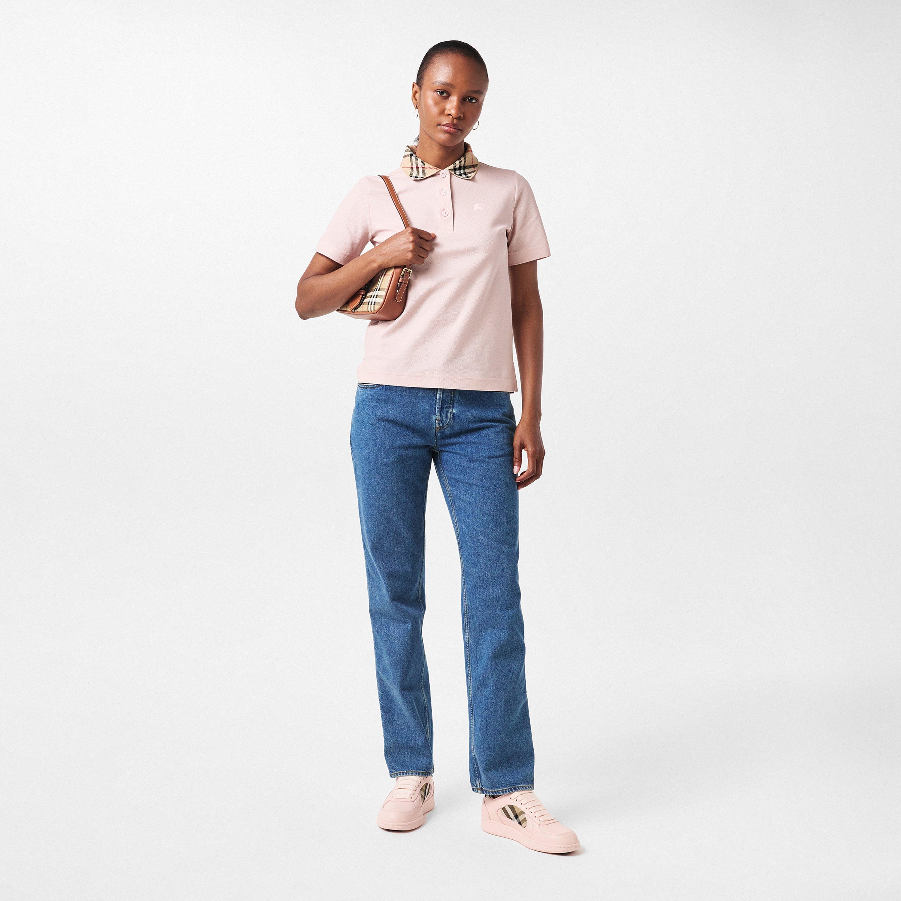 Bouquet - Burberry - Women's Short-Sleeve Polo Shirt - 6