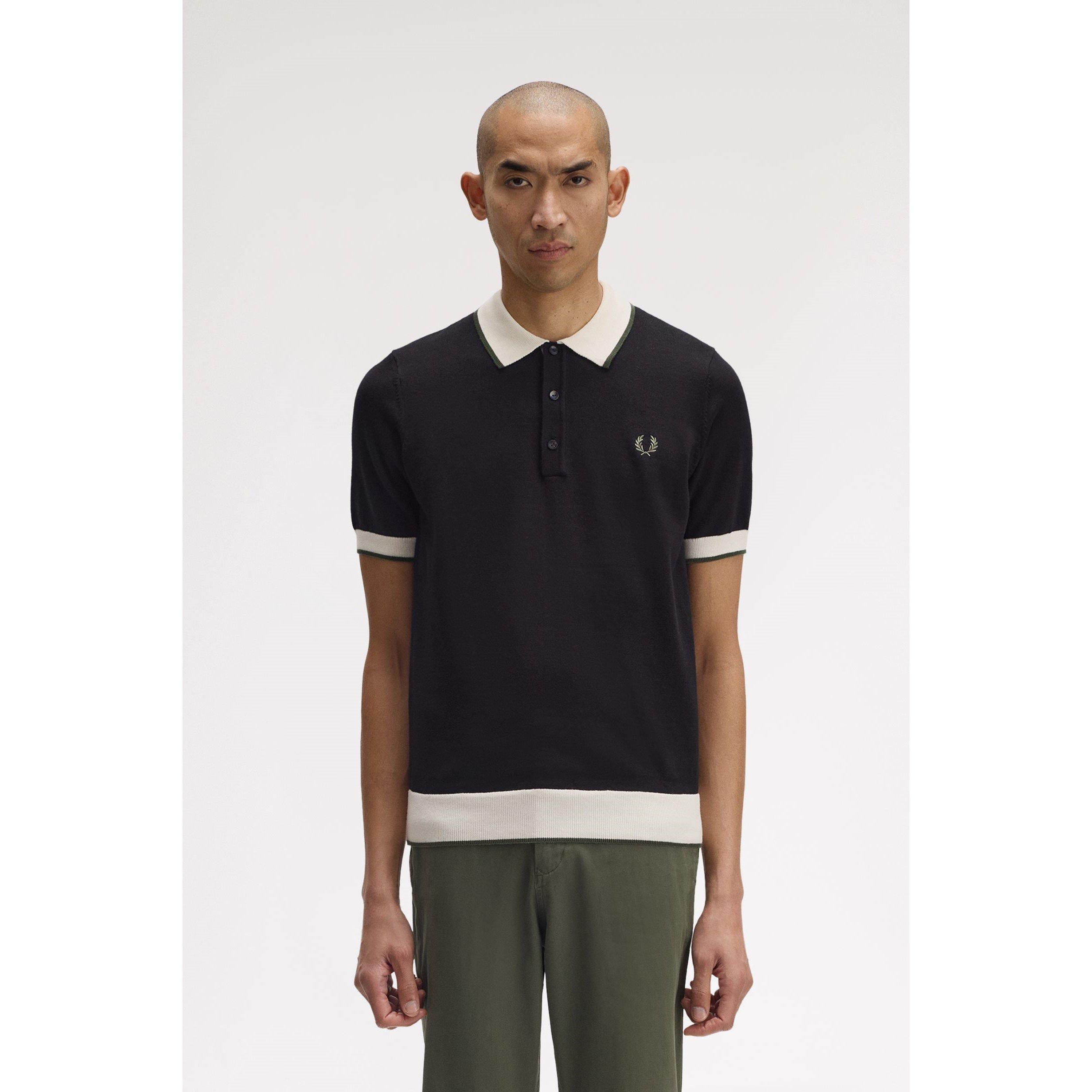 Black 102 - Fred Perry - Men's Short-Sleeve Polo Shirt - 3