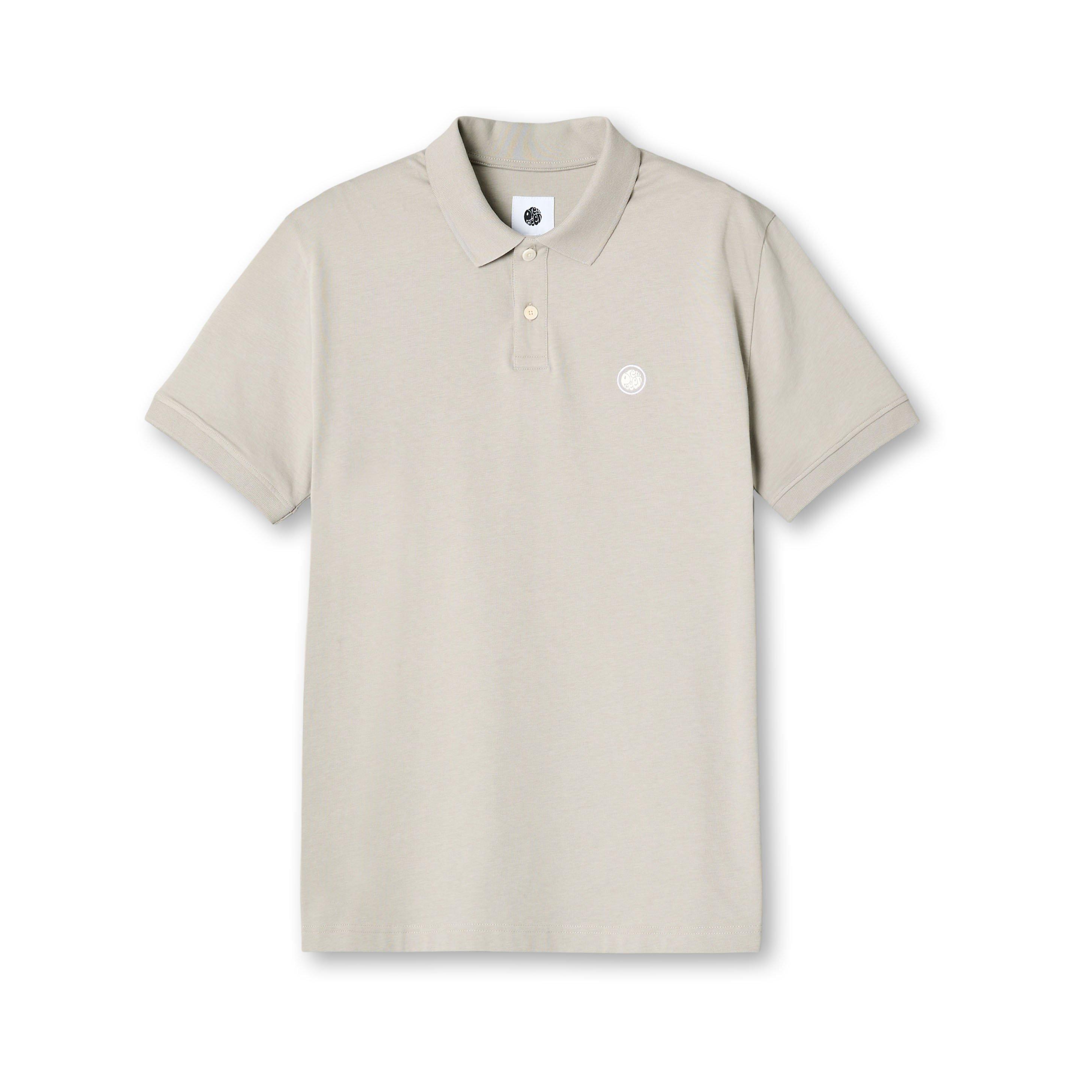 Pretty Green Men's Jerry Short-Sleeve Polo Shirt - Smk Grey - Small