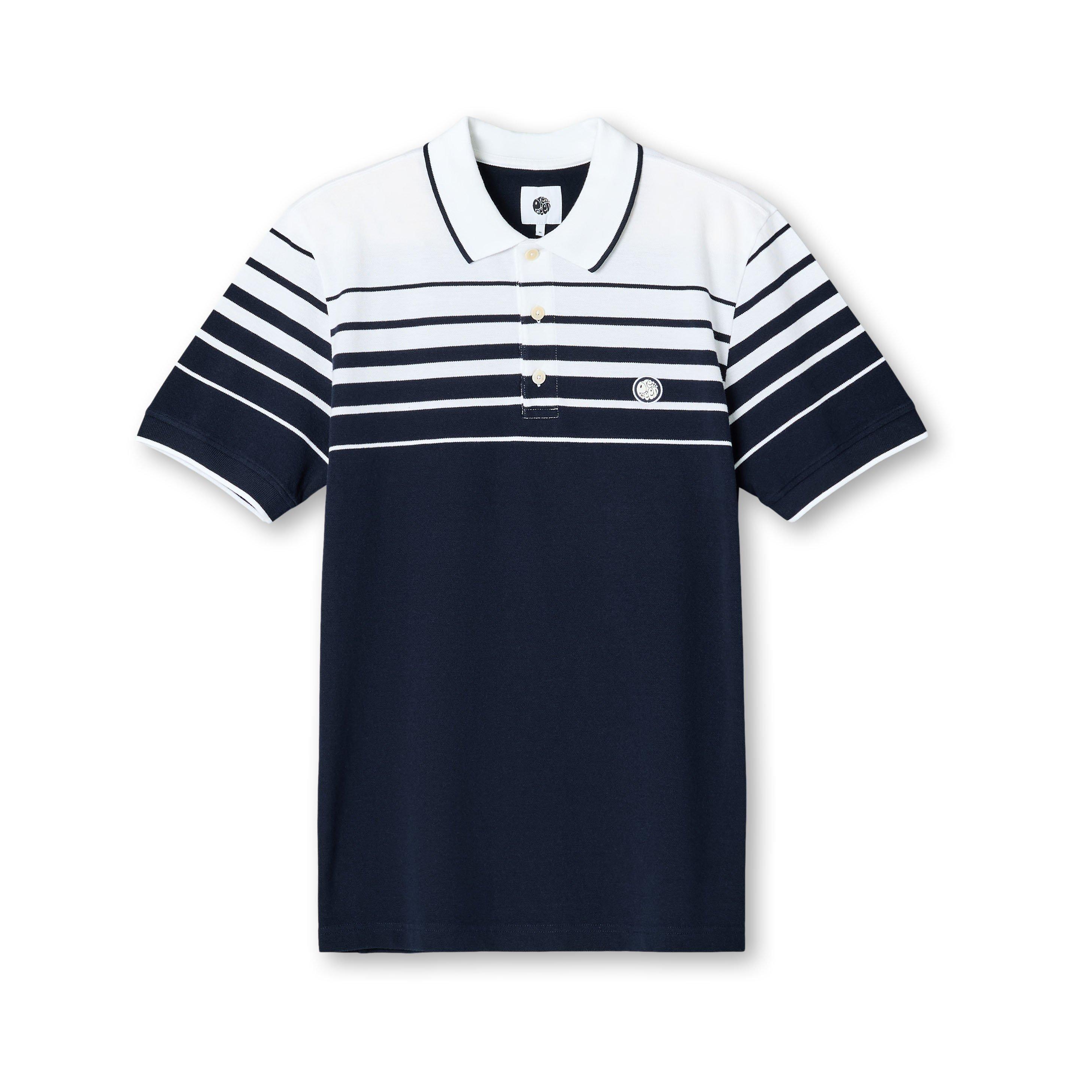 Blu navy - Pretty Green - Men's Gradient Short-Sleeve Polo Shirt
