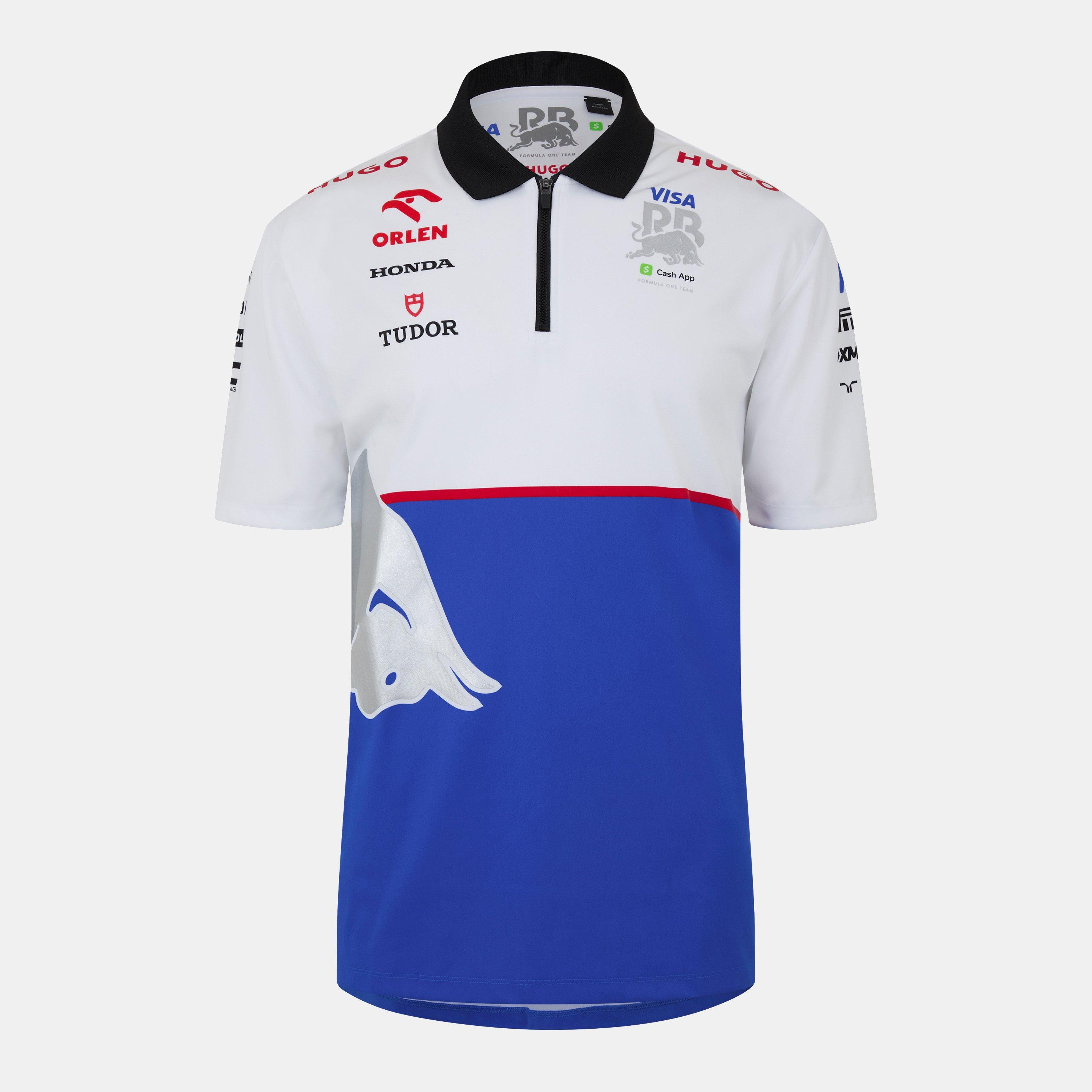 White - Hugo - Men's X Racing Bulls Short-Sleeve Polo Shirt - 1