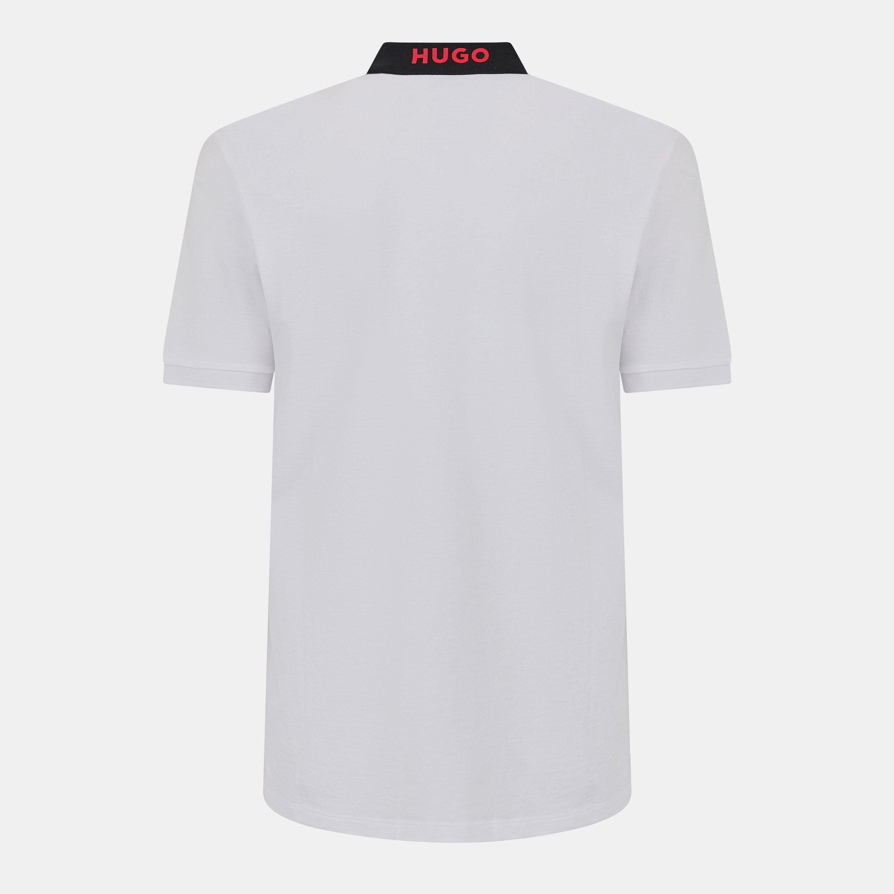 White - Hugo - Men's Racing Bulls Essentials Short-Sleeve Polo Shirt - 2