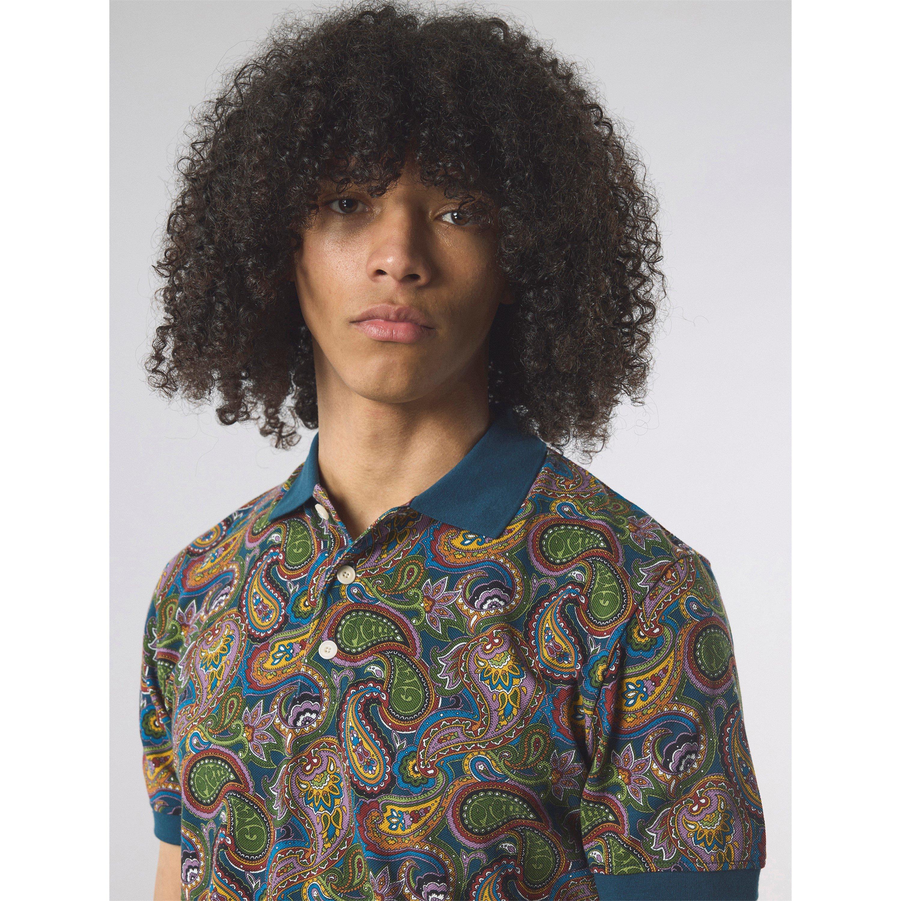 Multi - Pretty Green - Men's Short-Sleeve Polo Shirt - 4