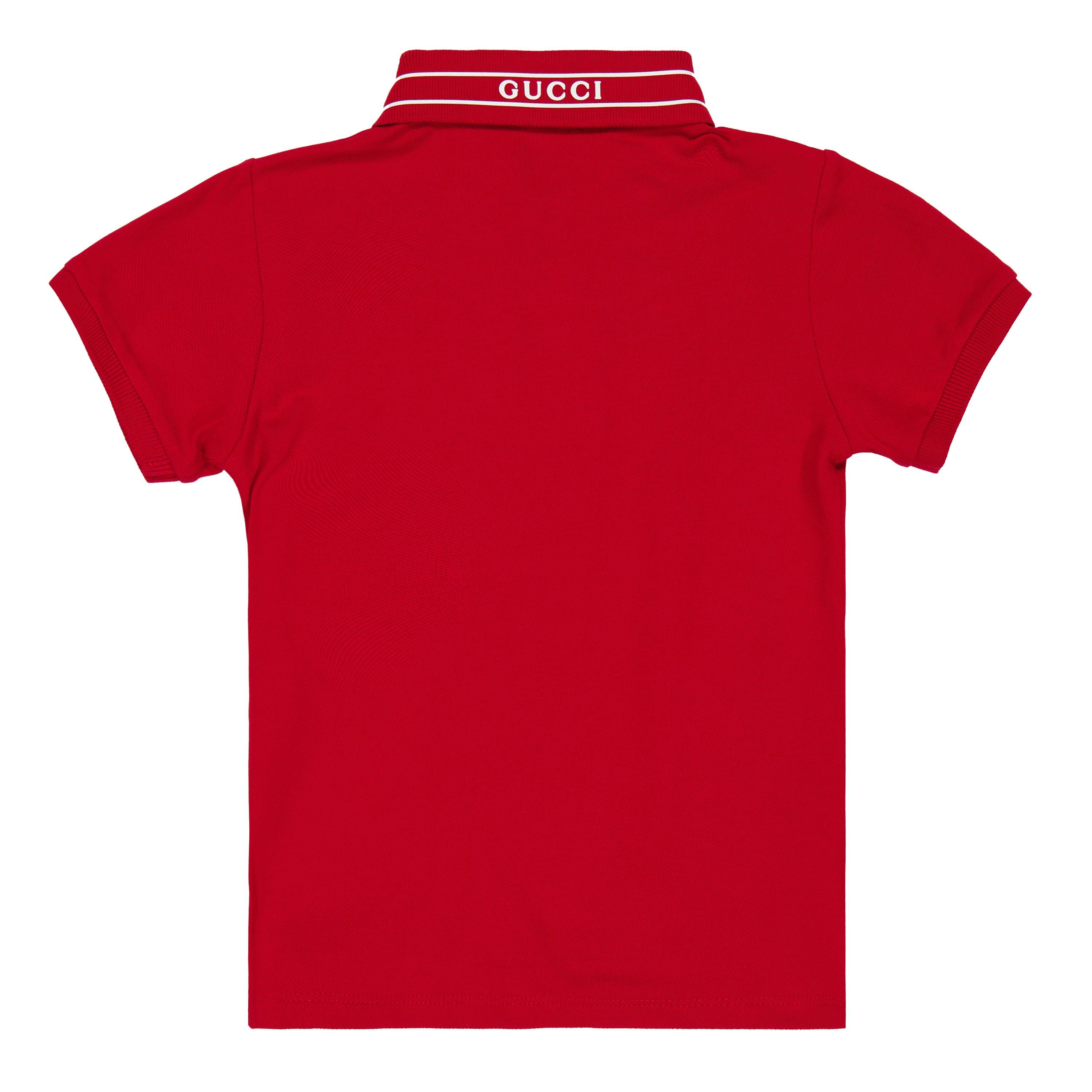 Red 6540 - Gucci - Gucci Logo Polo Jn62 - 2