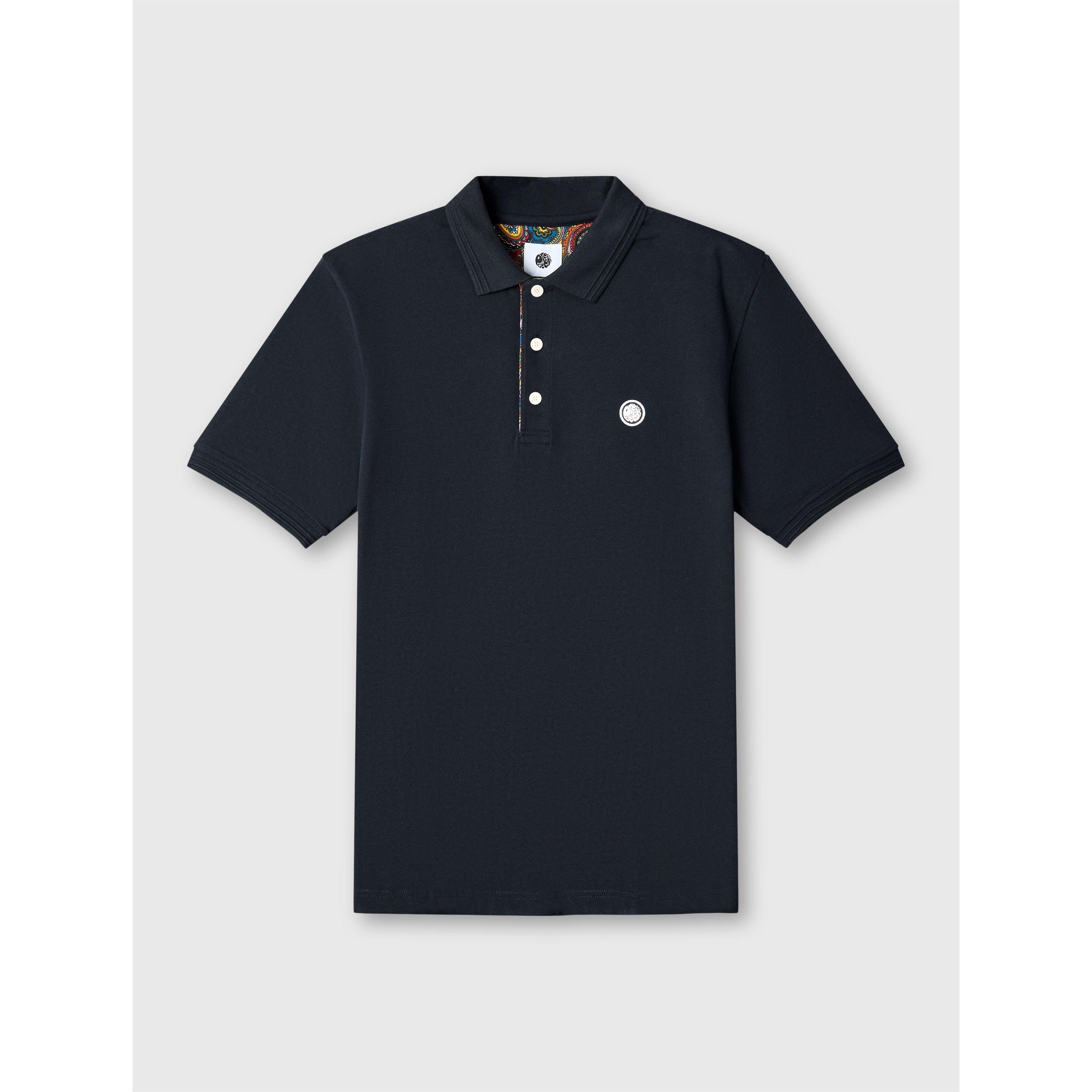 Black - Pretty Green - Men's Short-Sleeve Polo Shirt - 1