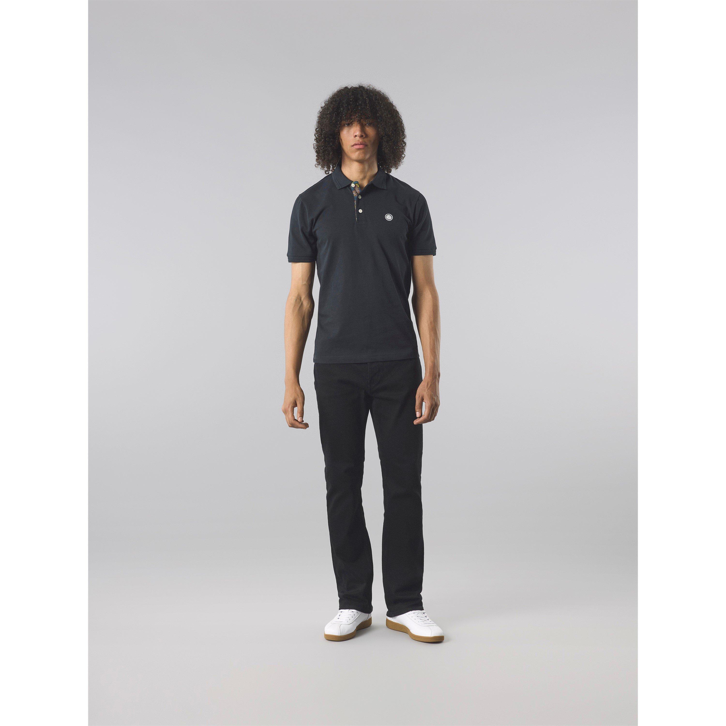 Noir - Pretty Green - Men&#x27;s Short-Sleeve Polo Shirt - 5