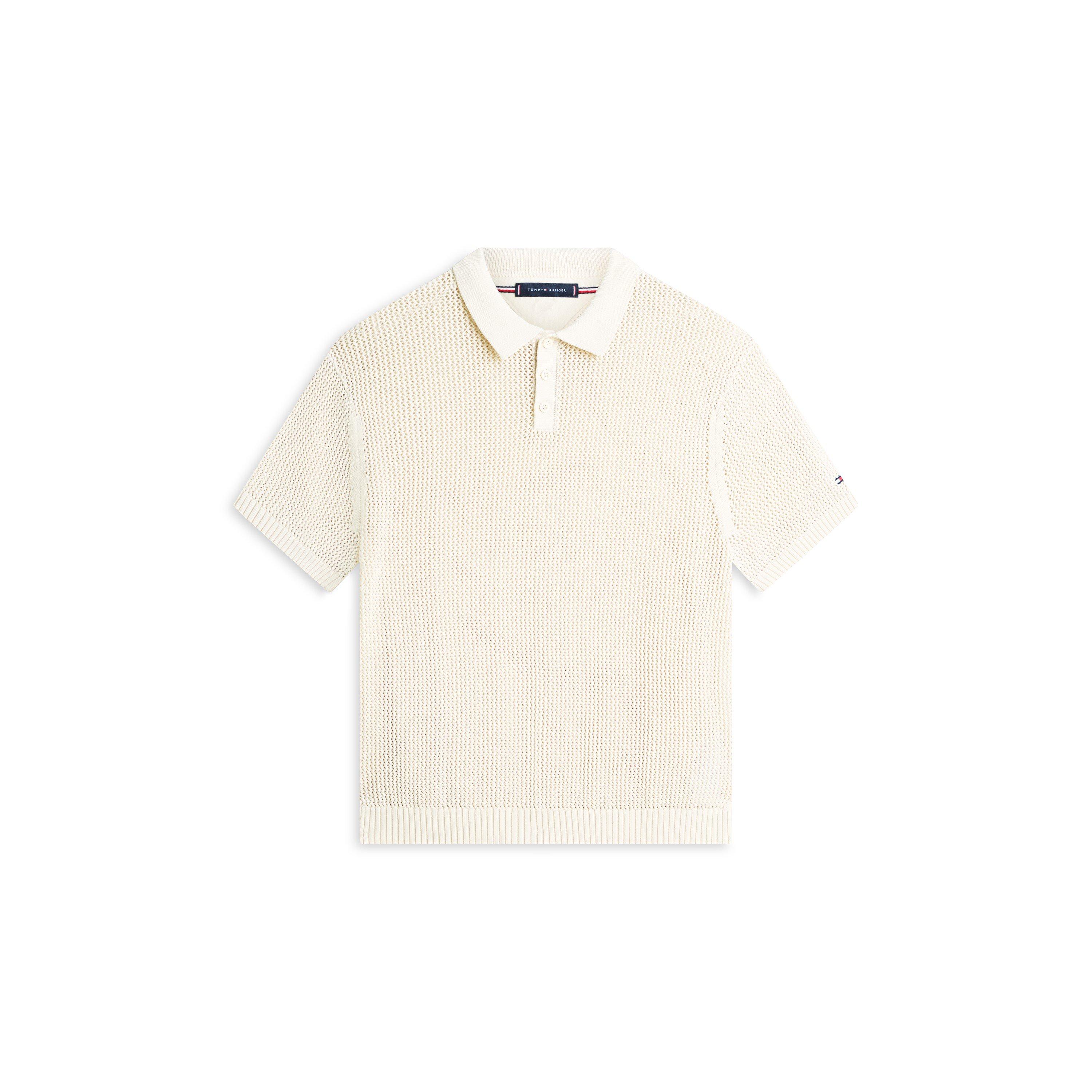 Tommy Hilfiger Men's Short Sleeve Polo Shirt - Muslin - XL