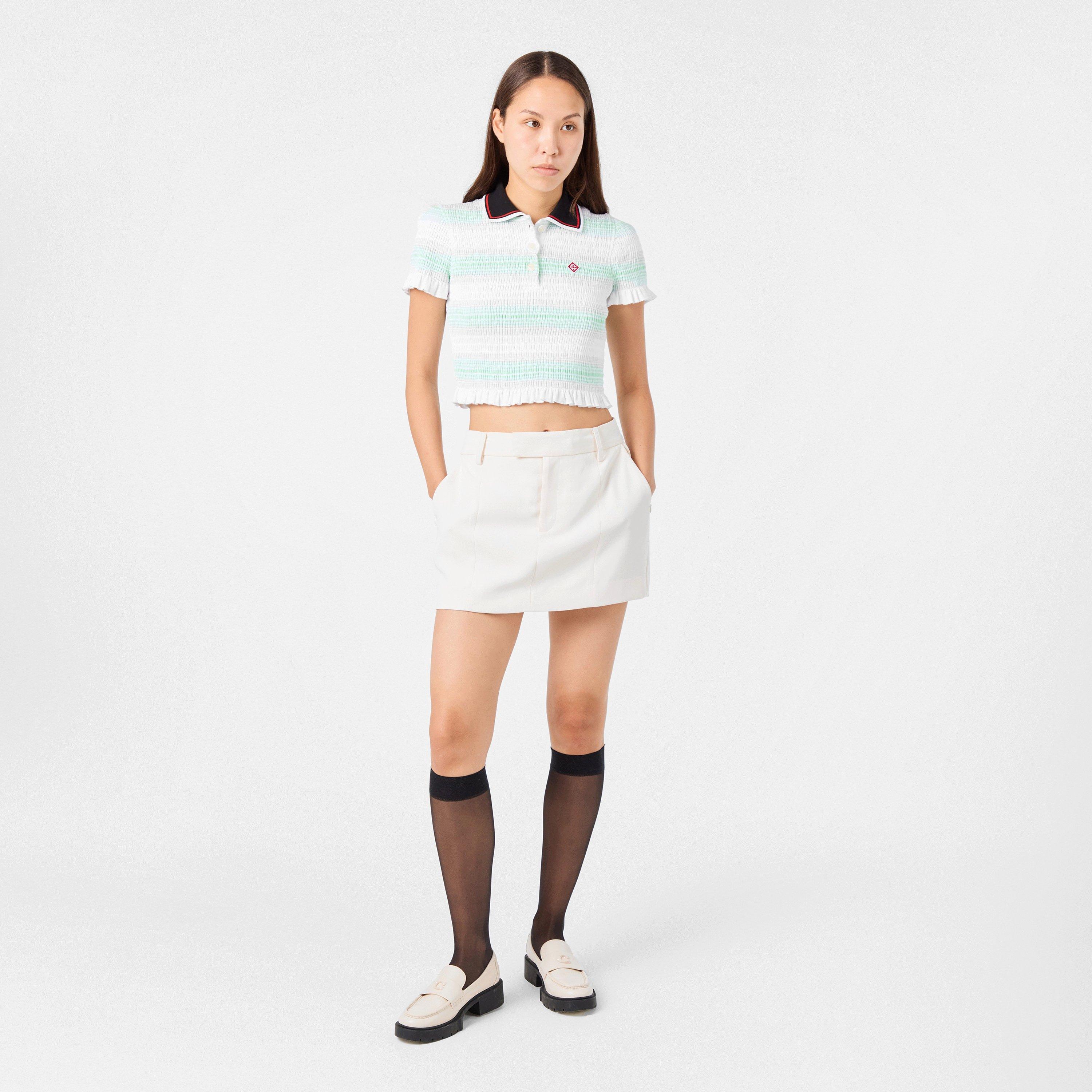 Mint - Casablanca - Women's Casa Short-Sleeve Polo Shirt - 6