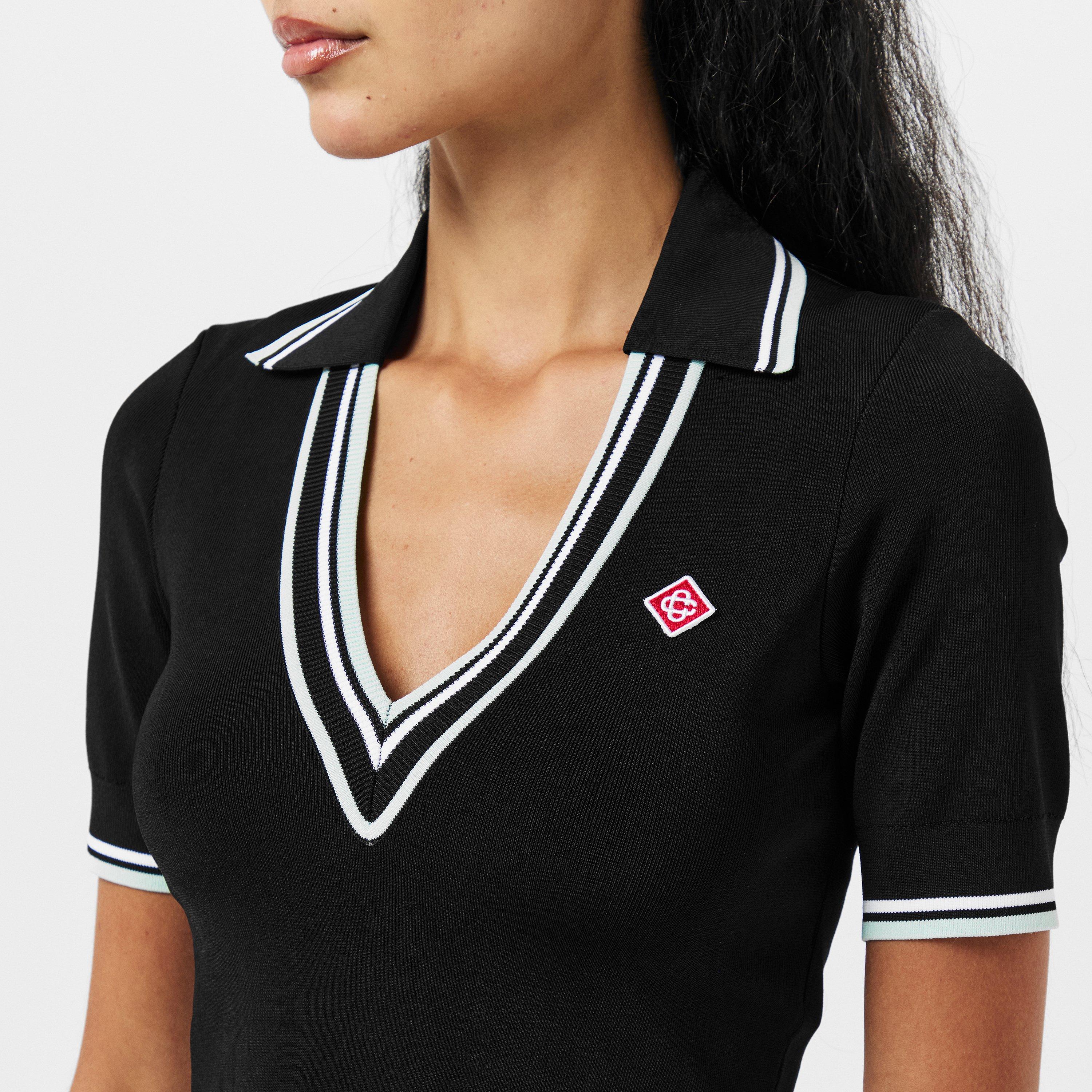 Black - Casablanca - Women's Short-Sleeve Polo - 5