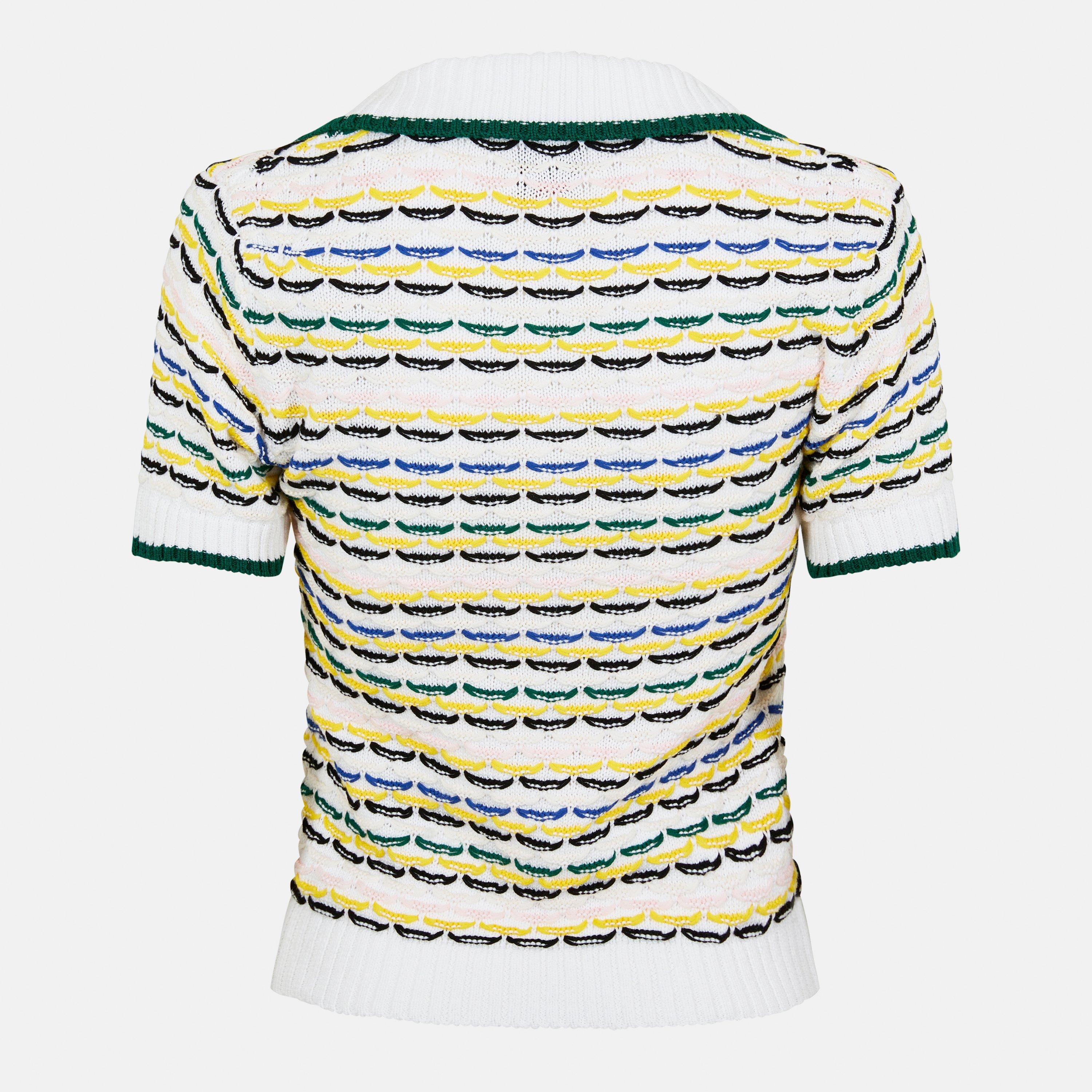 Multi - Casablanca - Women's Casa Multi Short-Sleeve Polo Shirt - 2