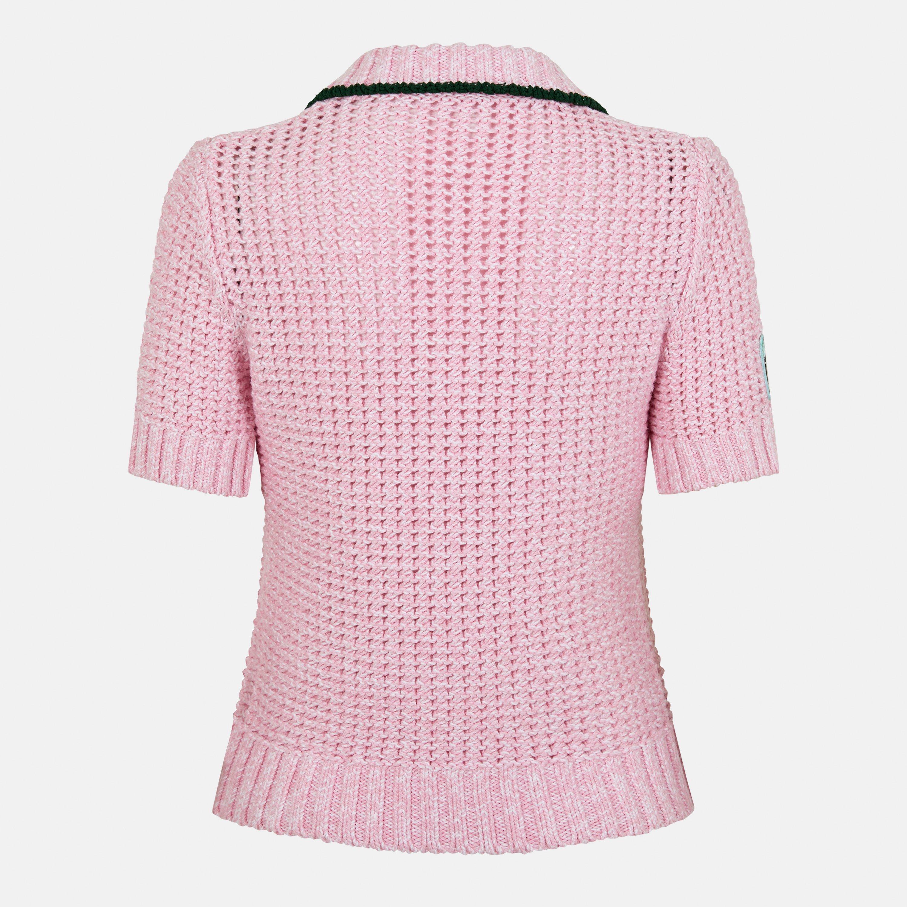 Pink - Casablanca - Women's Casa Short-Sleeve Polo Shirt - 2