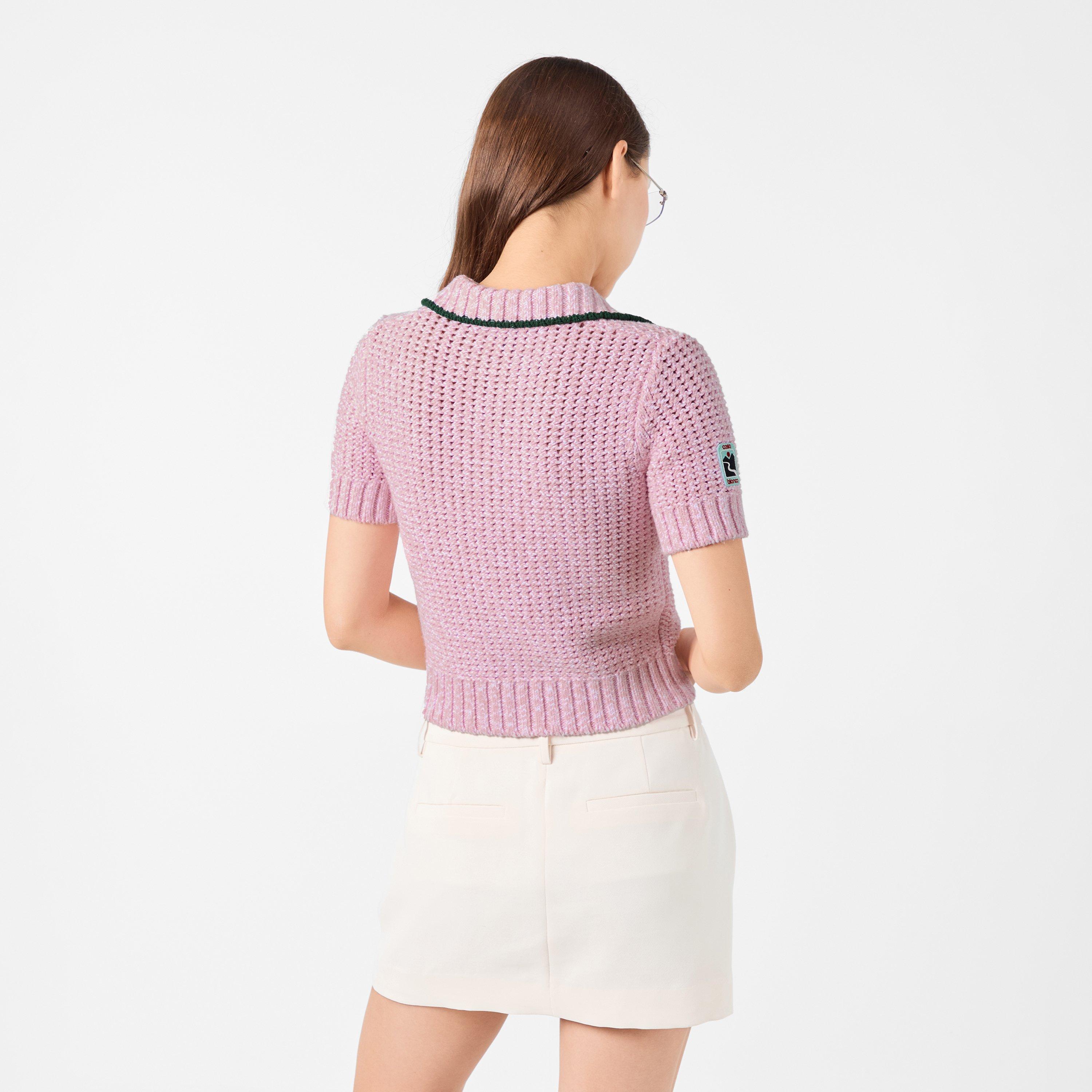 Pink - Casablanca - Women's Casa Short-Sleeve Polo Shirt - 4