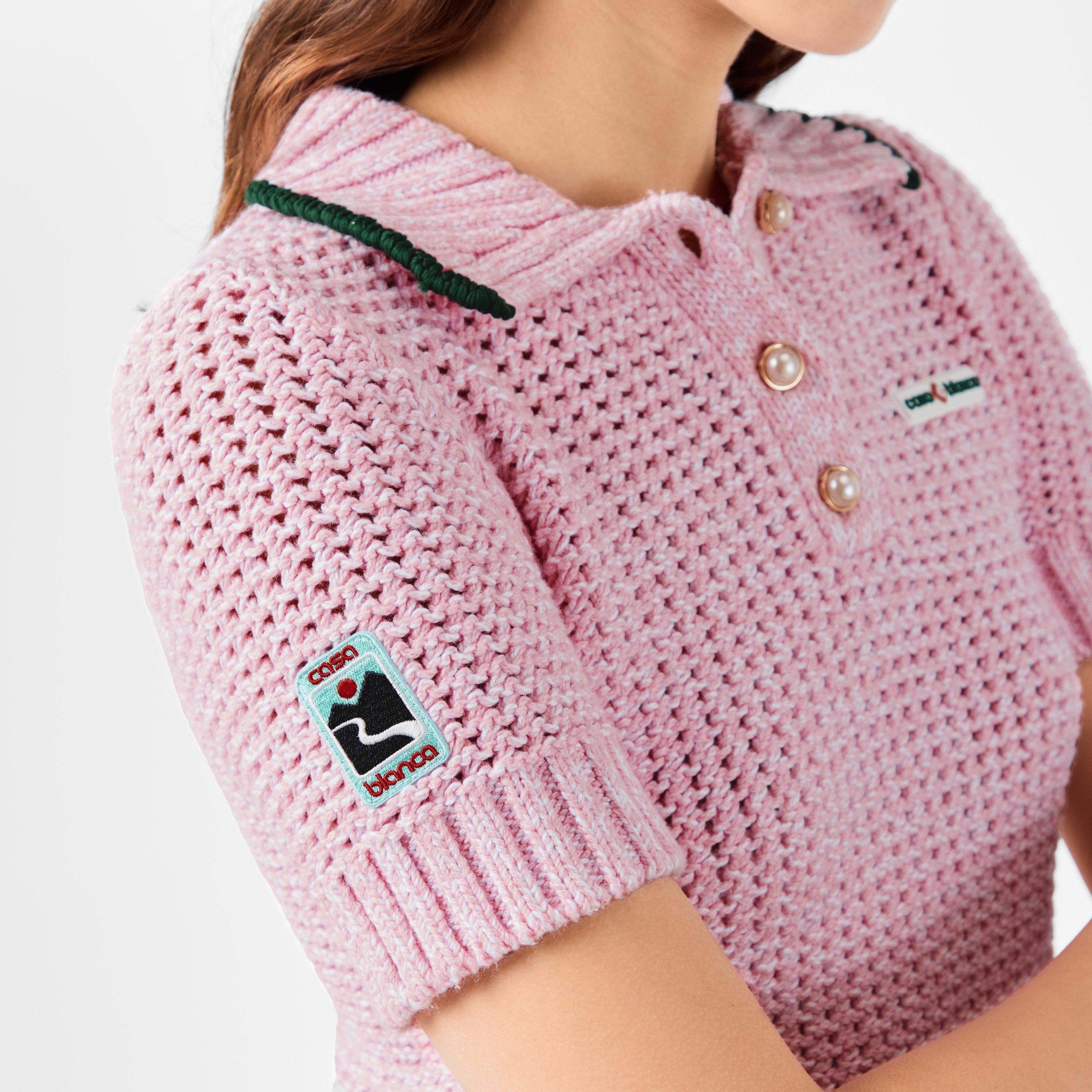 Pink - Casablanca - Women's Casa Short-Sleeve Polo Shirt - 5