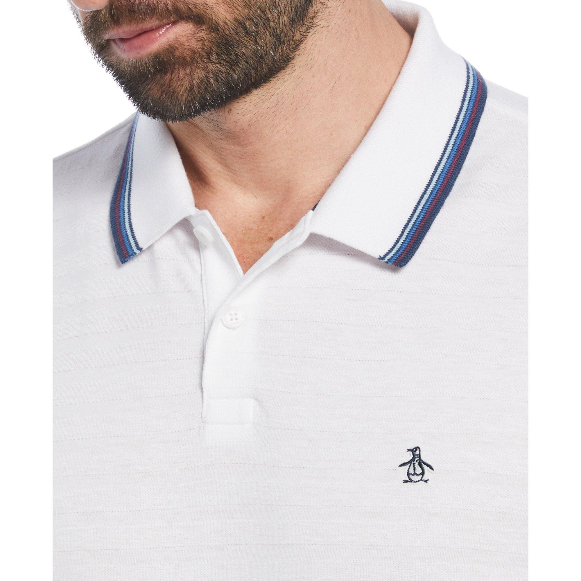 Bright White - Original Penguin - Cotton Solid Short-Sleeve Polo Shirt - 2