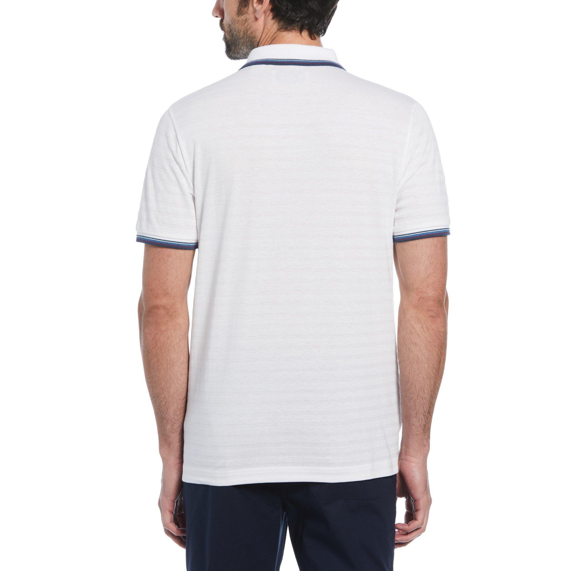Bright White - Original Penguin - Cotton Solid Short-Sleeve Polo Shirt - 3