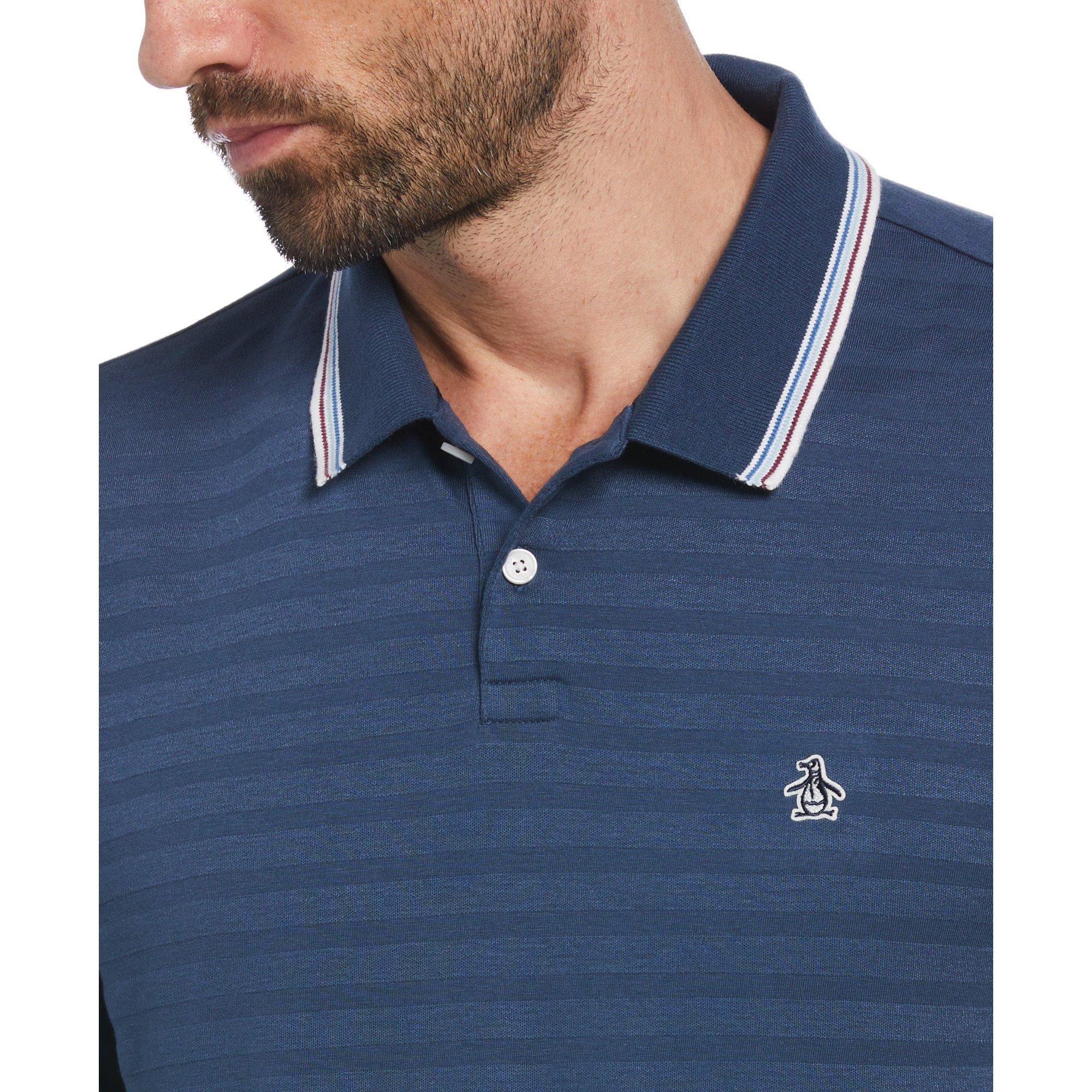 Mar de los Sargazos - Original Penguin - Men's Cotton Solid Short Sleeve Polo Shirt - 2