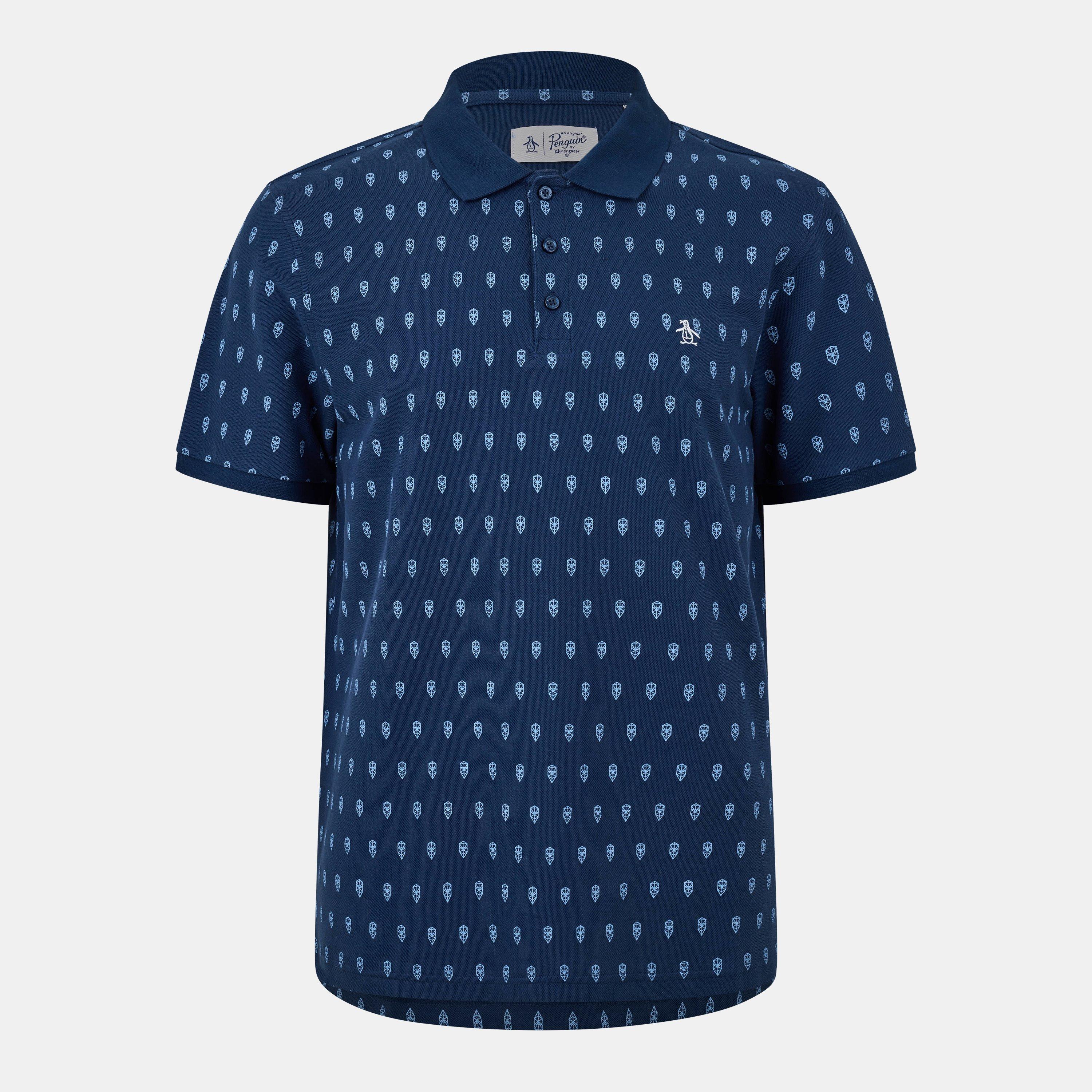 Original Penguin Men's Minimal Short Sleeve Polo Shirt - Yale - Medium