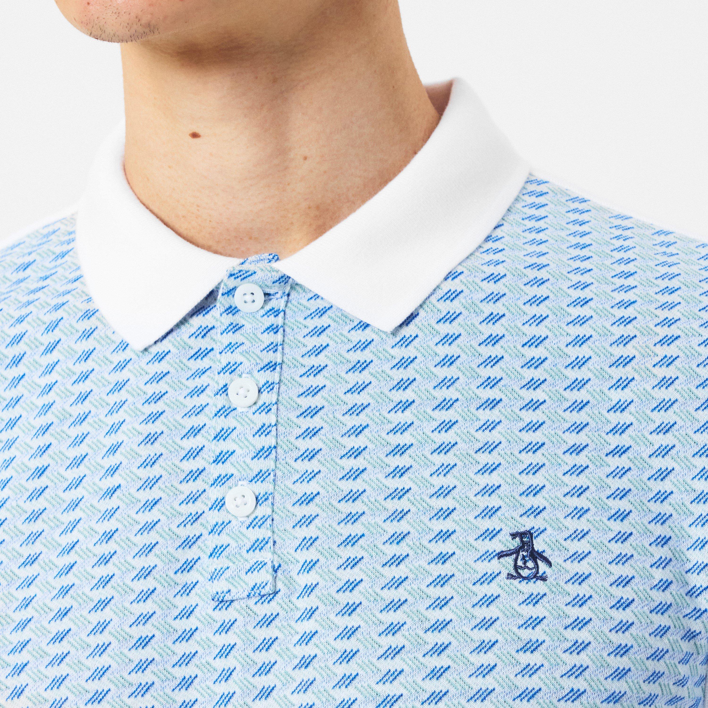 Weiß - Original Penguin - Jacquard Short-Sleeve Polo Shirt - 5