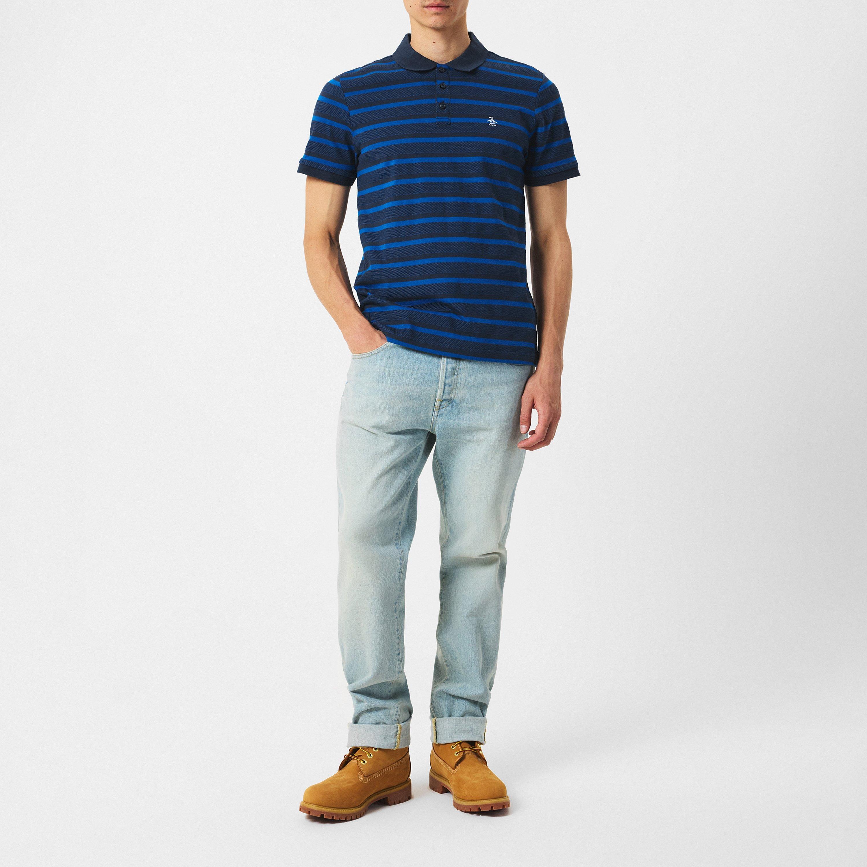 Yale - Original Penguin - Men's Jacquard Short Sleeve Polo Shirt - 6