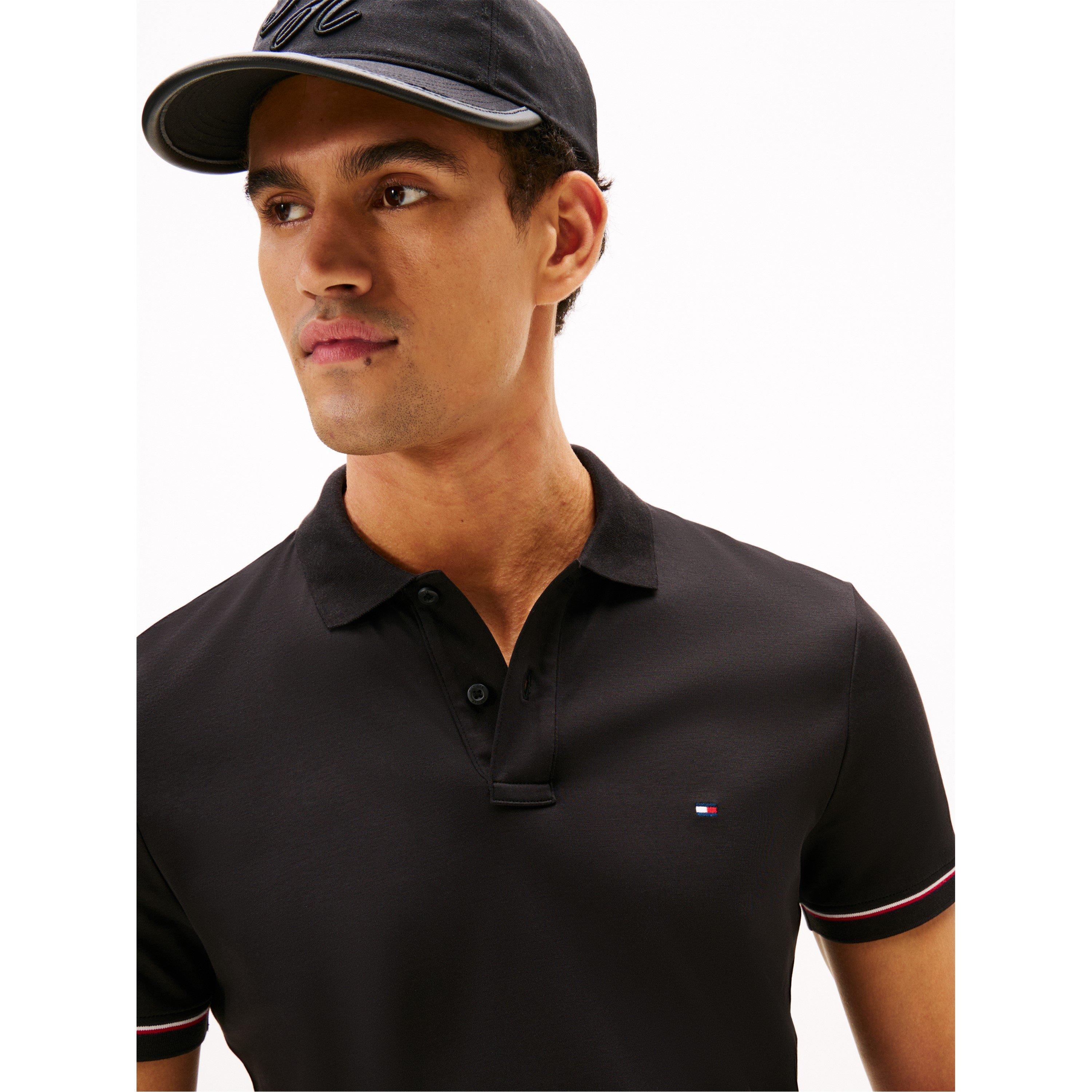Black - Tommy Hilfiger - Tommy LiquidTip Polo Sn61 - 3