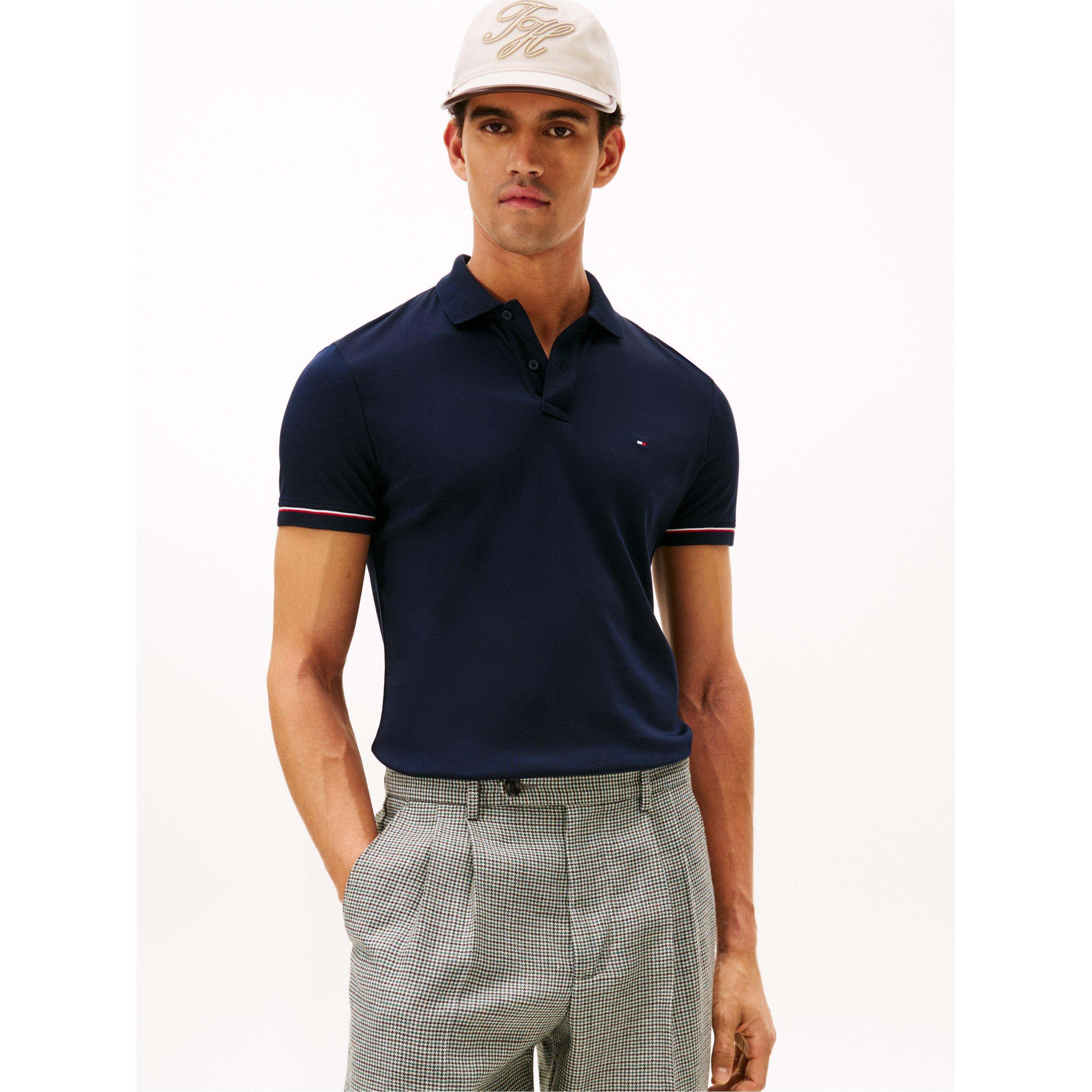 Desert Sky - Tommy Hilfiger - Men's LiquidTip Short Sleeve Polo Shirt - 2