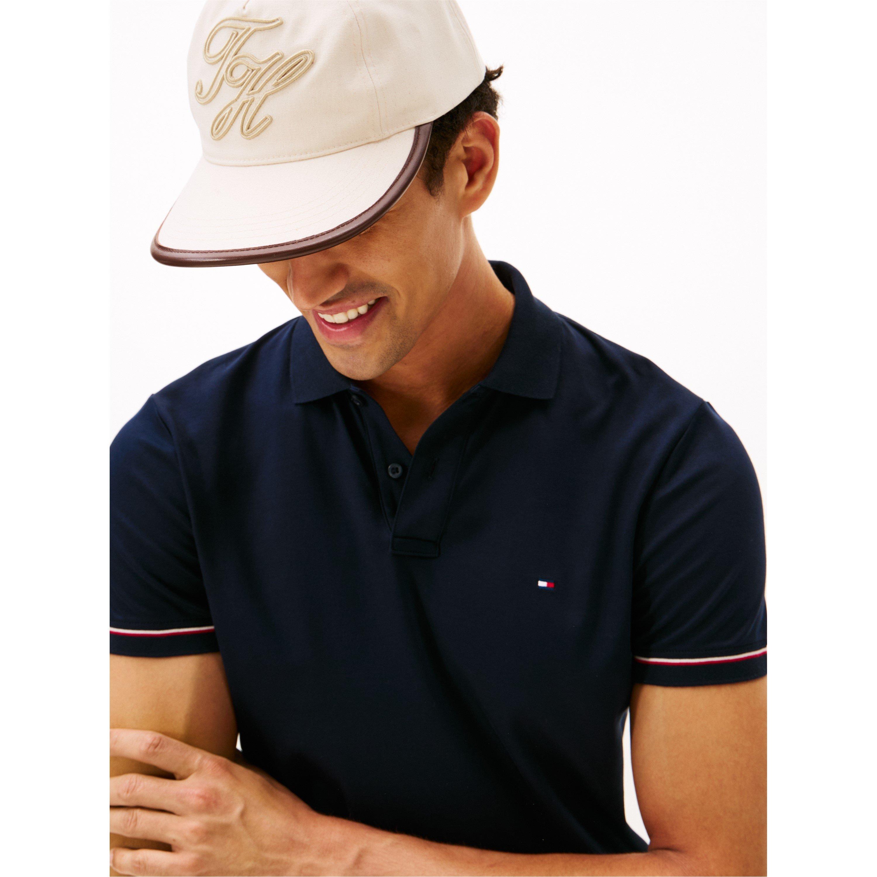Desert Sky - Tommy Hilfiger - Men's LiquidTip Short Sleeve Polo Shirt - 3