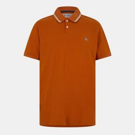 Original Penguin Stripe Collar Short-Sleeve Polo Shirt