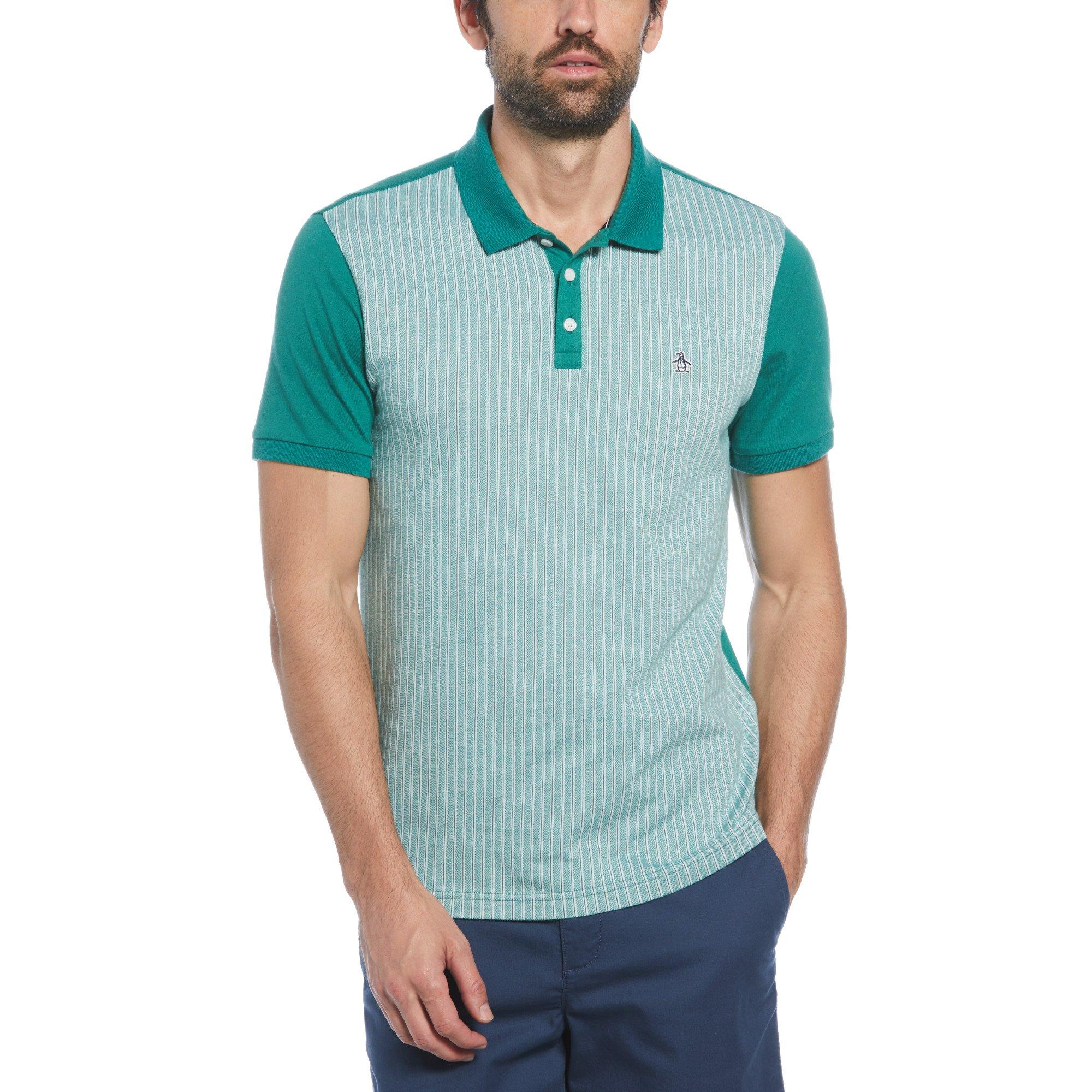 Original Penguin Men's Short Sleeve Polo Shirt - Antique Green - X Large
