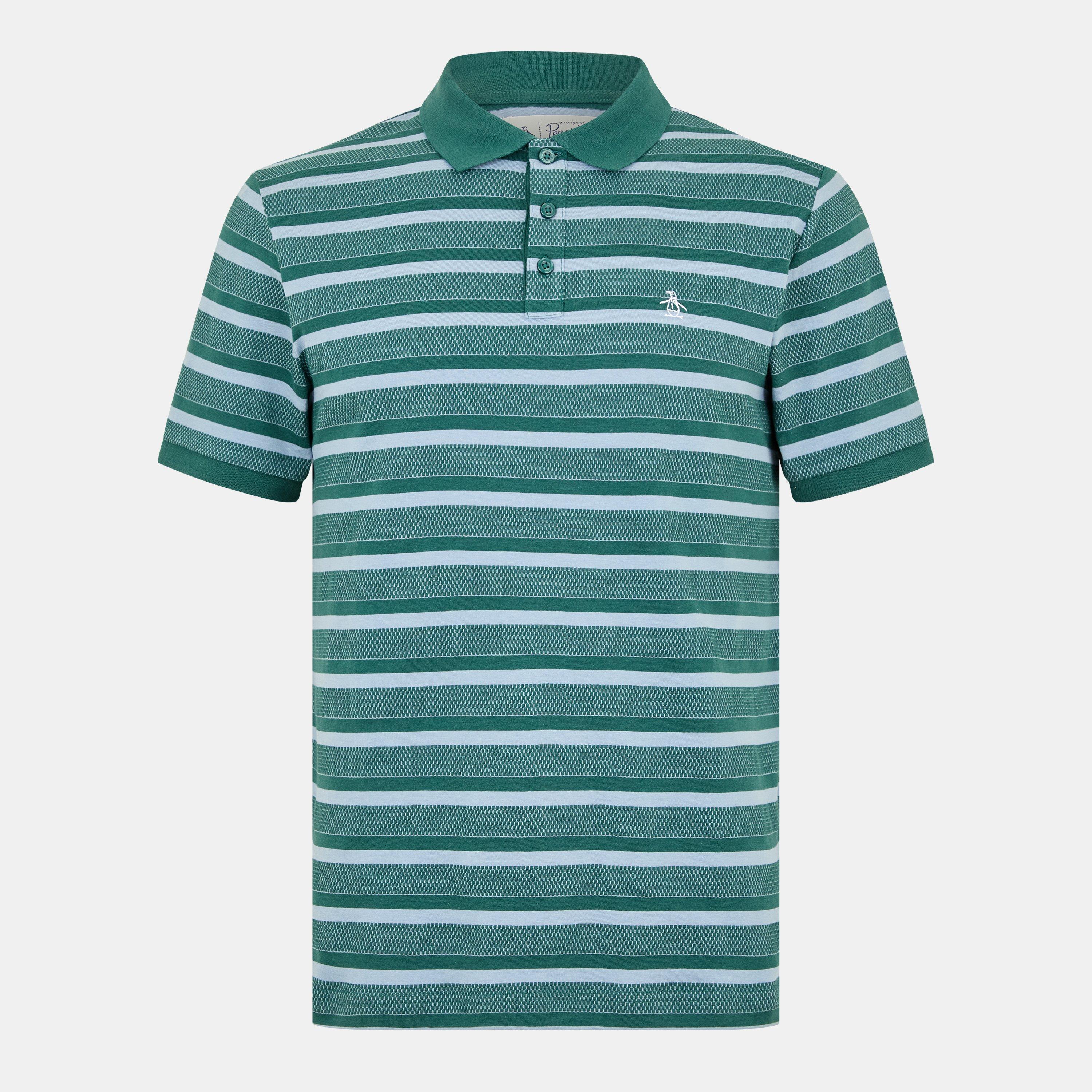 Original Penguin Men's Classic Fit Short Sleeve Polo Shirt - June Bug - Small