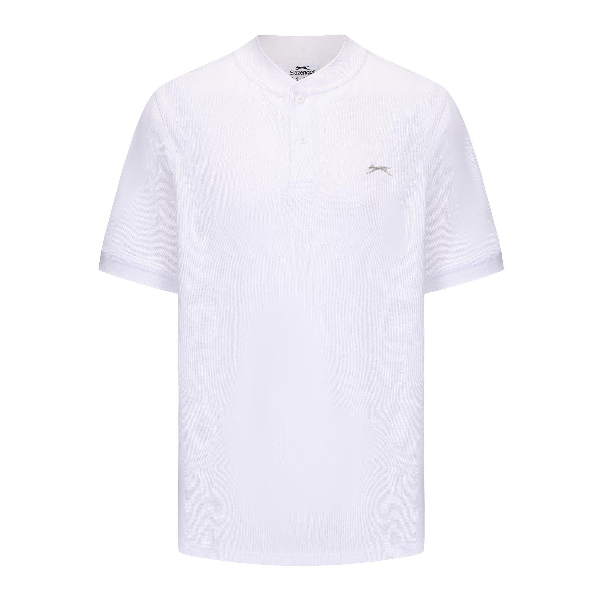 Weiß - Slazenger - Leisure Henley Polo Short Mens - 1