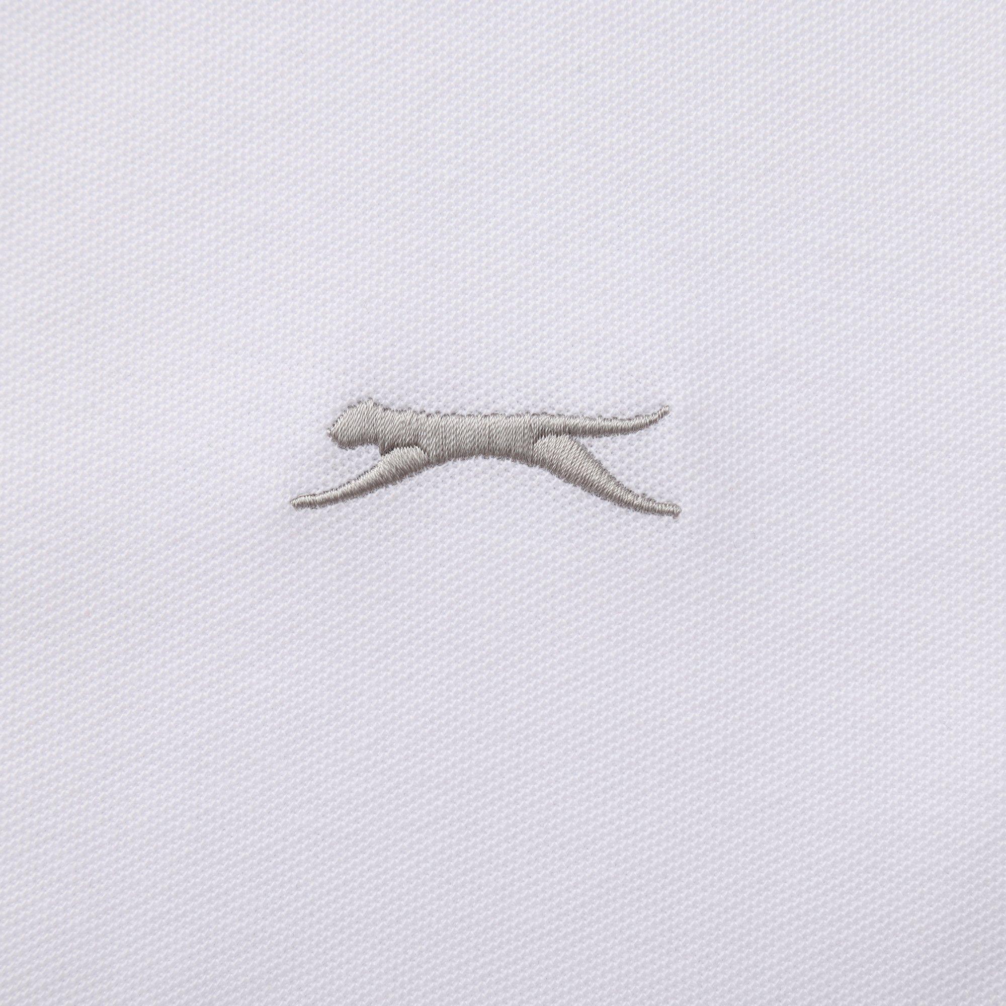 Weiß - Slazenger - Leisure Henley Polo Short Mens - 4