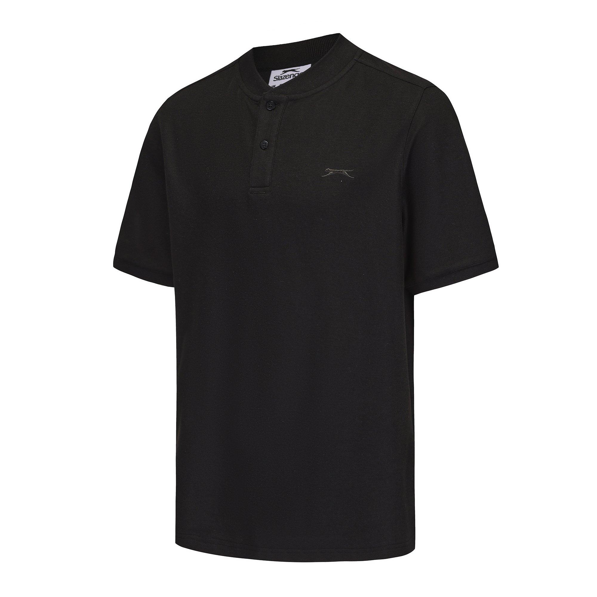 Black - Slazenger - Leisure Henley Polo Short Mens - 2