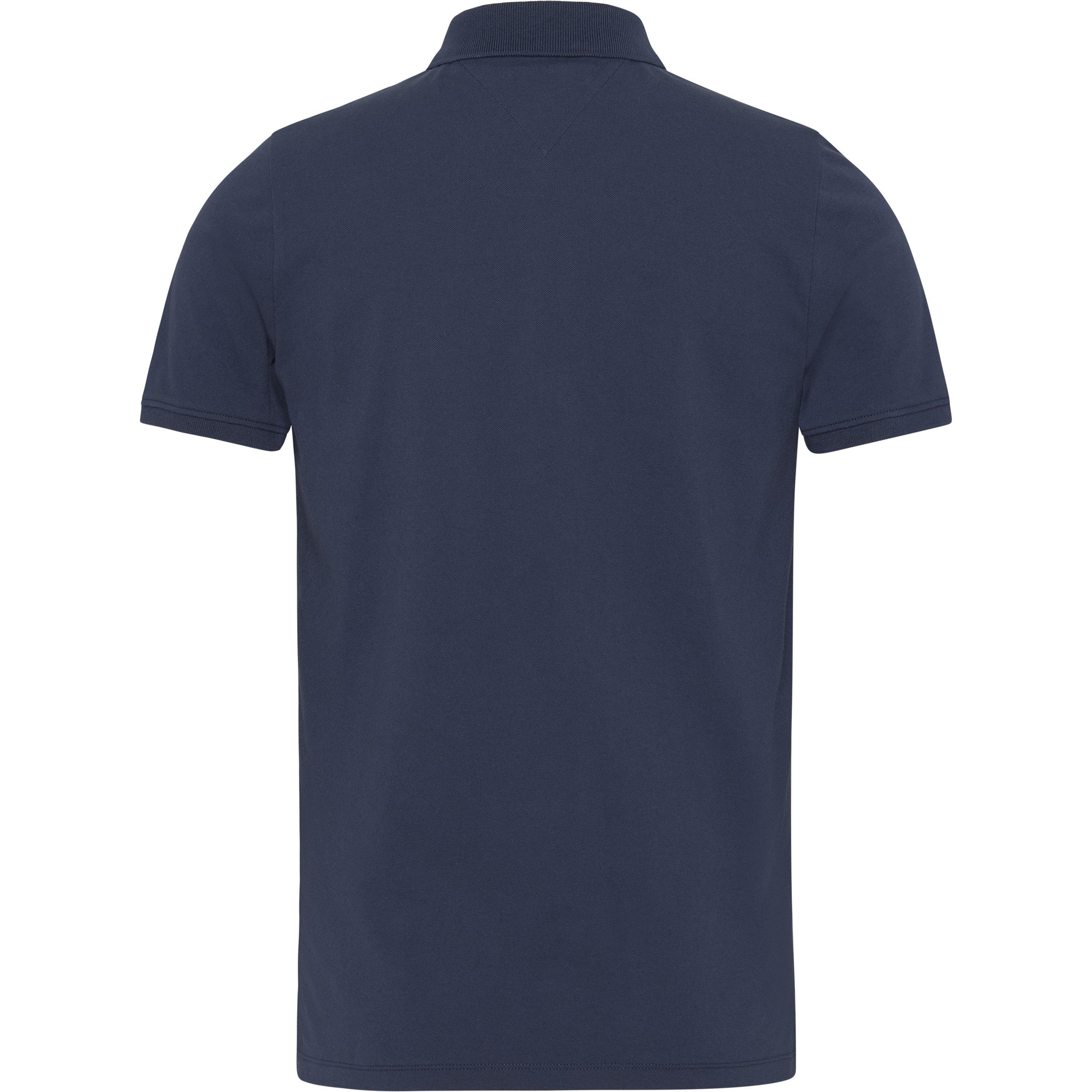 Navy - Tommy Jeans - Men's Slim Short-Sleeve Polo Shirt - 2