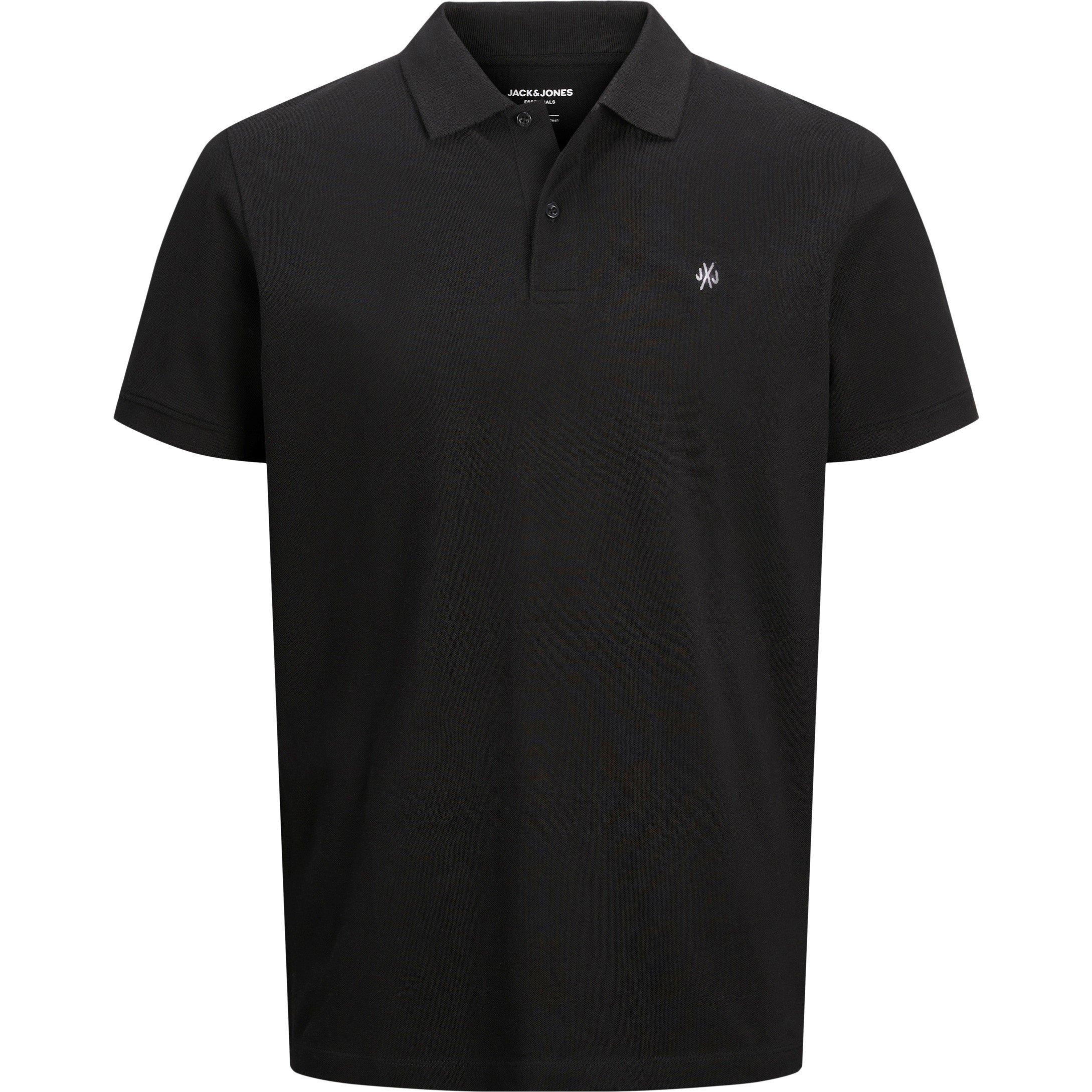 Gry/Blck/Wht - Jack and Jones - 3-Pack Short Sleeve Polo Shirt Mens - 4