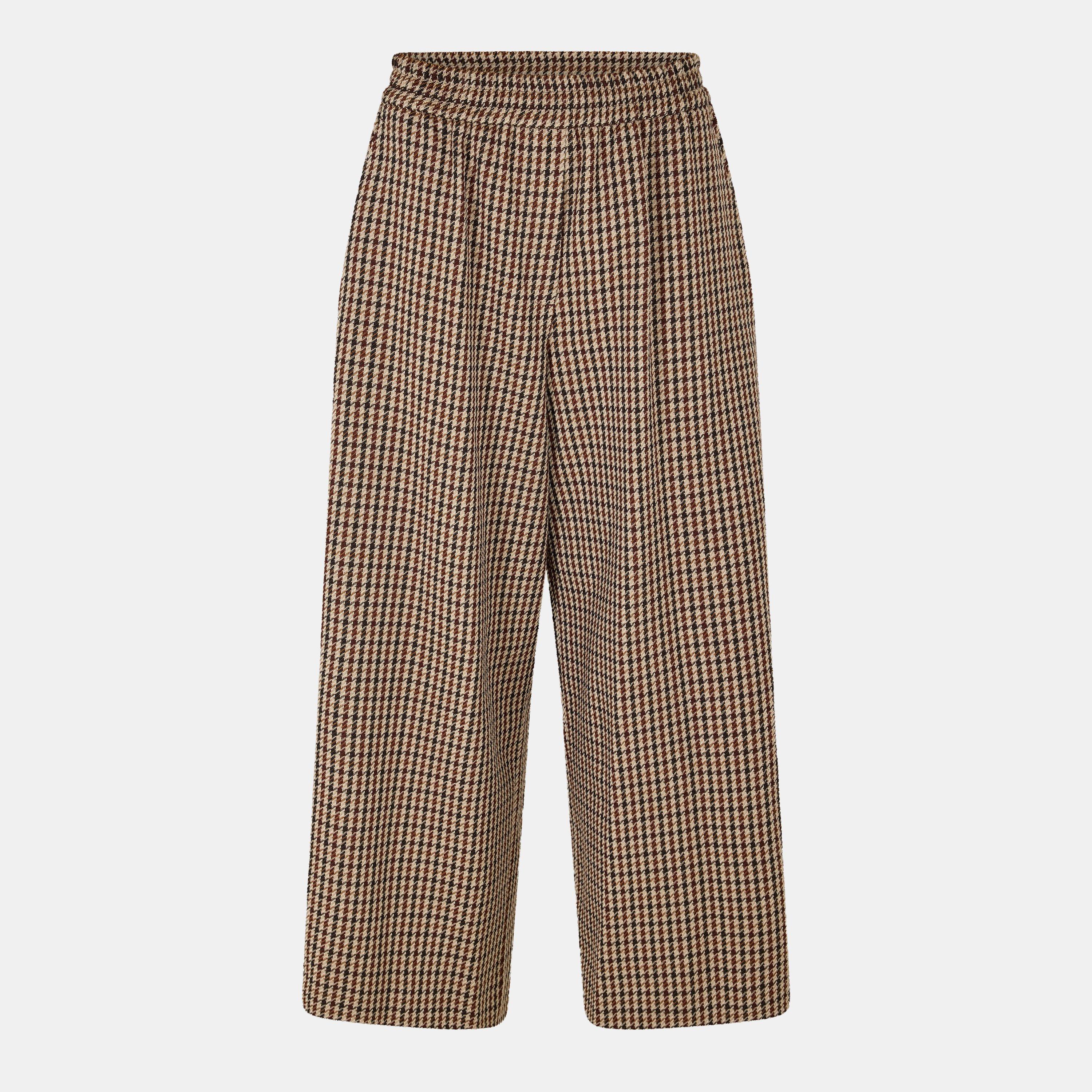 Weekend Max Mara Women's Ebe Straight Leg Trousers - Wine-Coloured - Size 10 (S)
