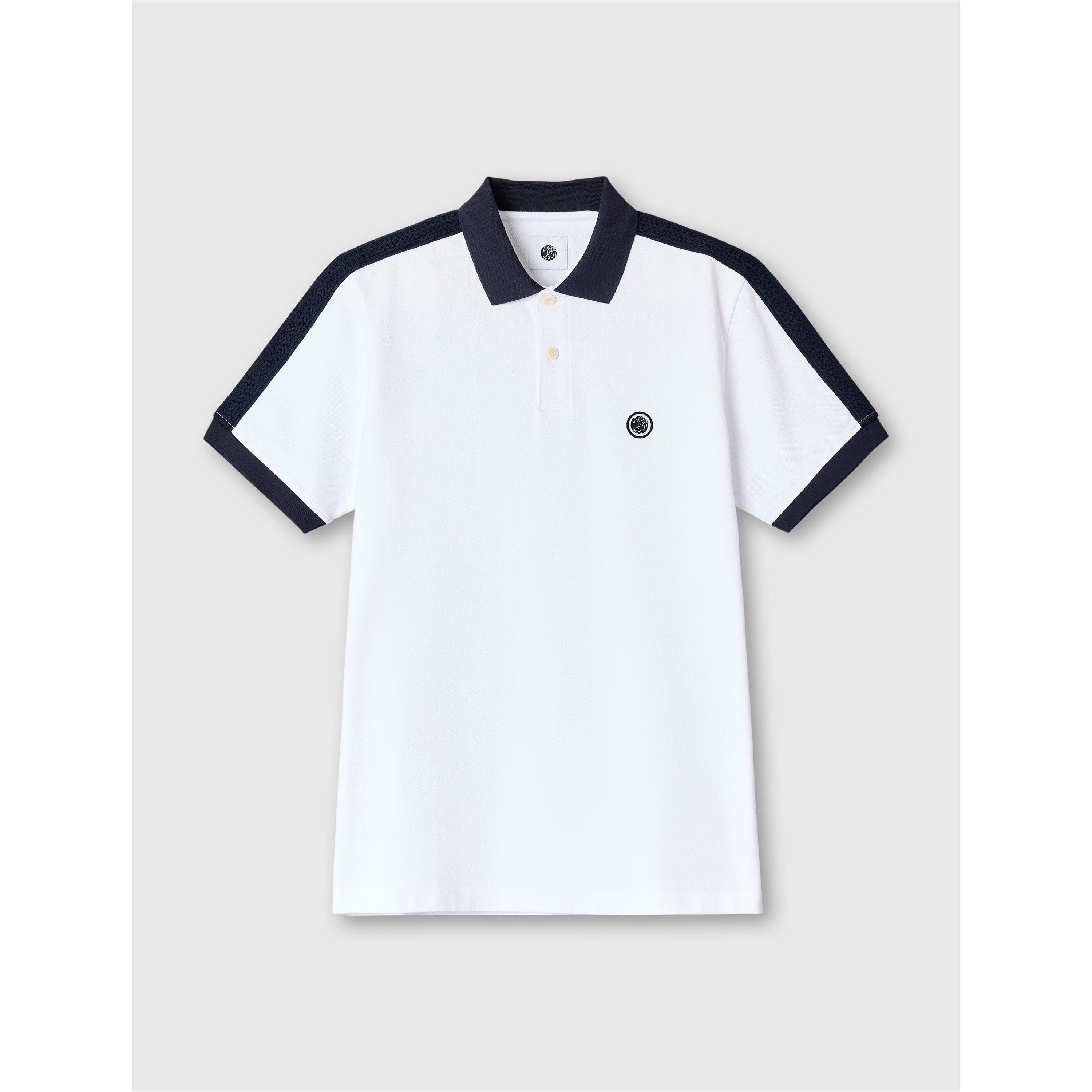 White - Pretty Green - Men's PG Denton Short-Sleeve Polo Shirt - 1