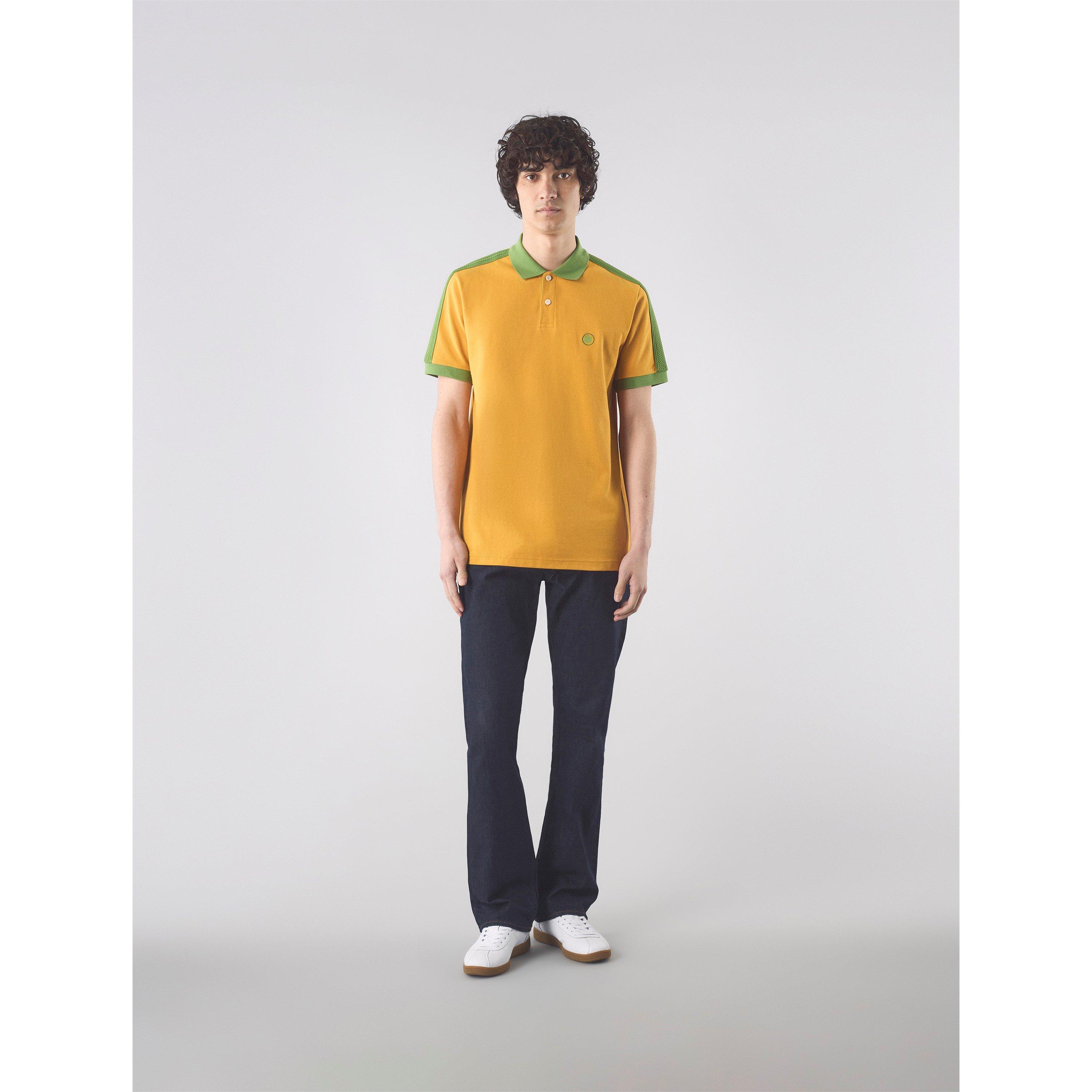 Geel - Pretty Green - Men's PG Denton Short-Sleeve Polo Shirt - 2